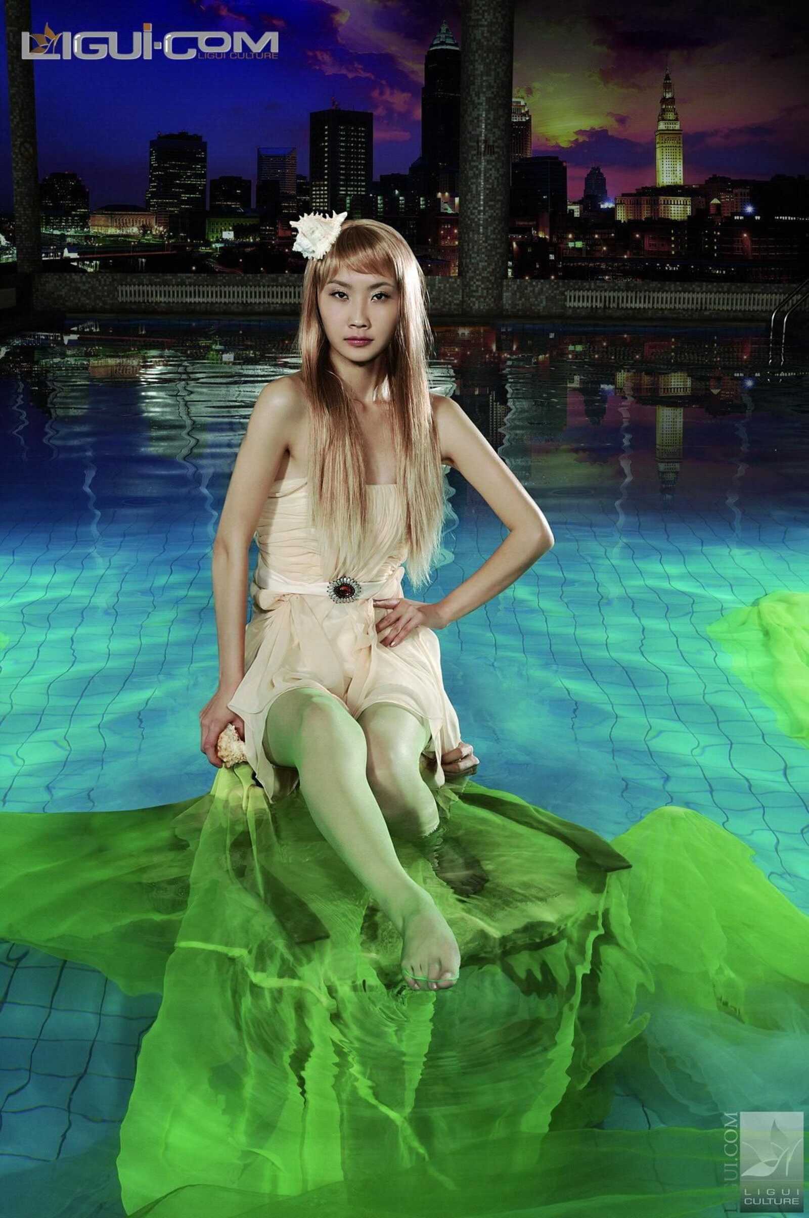 Model 马鑫茹《人鱼的梦想》 [丽柜LiGui] 丝足写真第5张