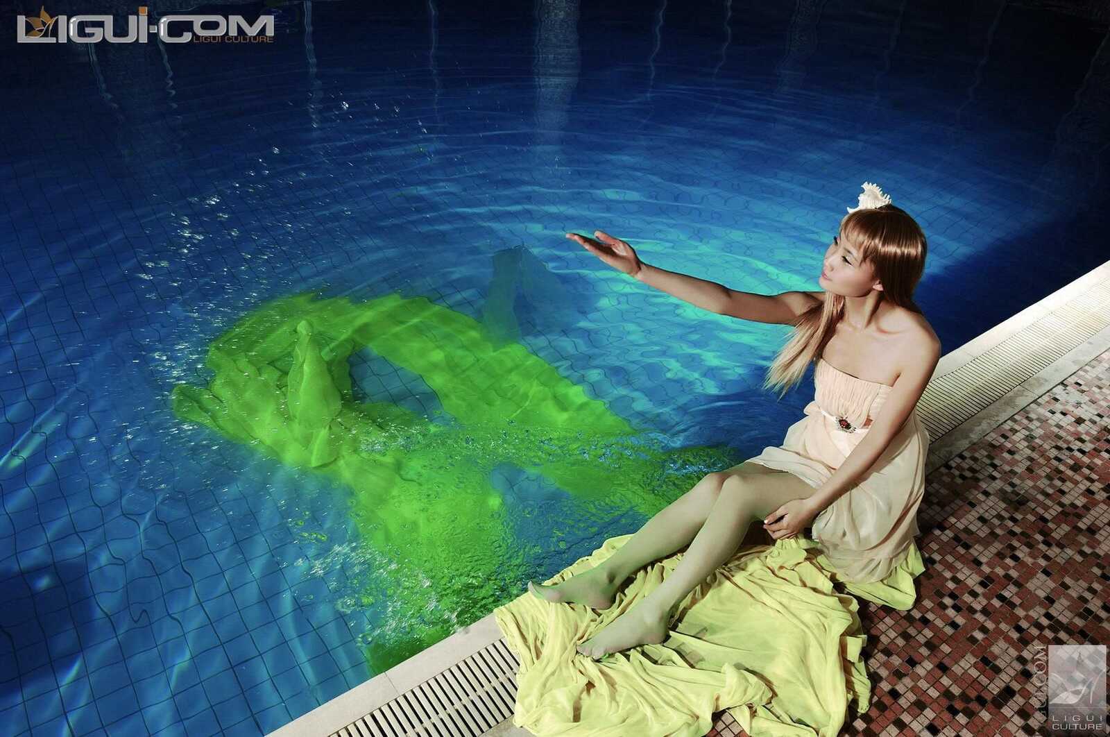 Model 马鑫茹《人鱼的梦想》 [丽柜LiGui] 丝足写真第2张