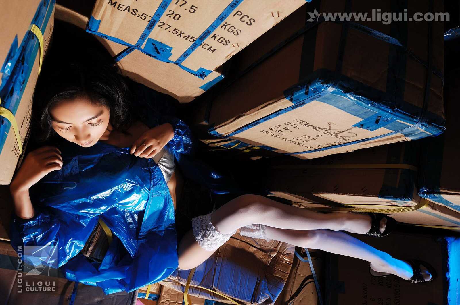 Model 丝丝《误入仓库猎艳白丝性感尤物》 [丽柜第5张