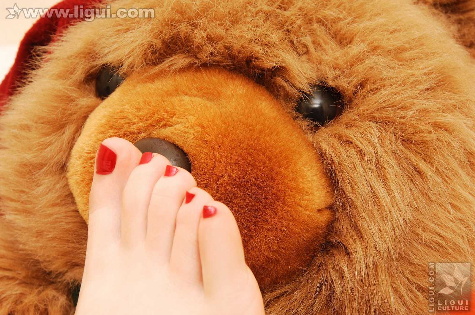 Model 幕子《可爱睡衣美足秀》 [丽柜LiGui] 丝袜美第7张