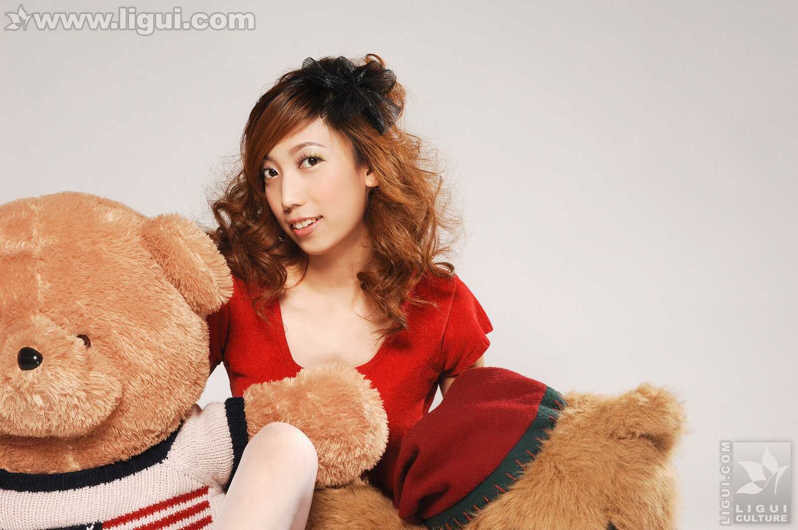 Model 梦娜《性感学生诱惑白丝》 [丽柜LiGui] 丝袜第7张