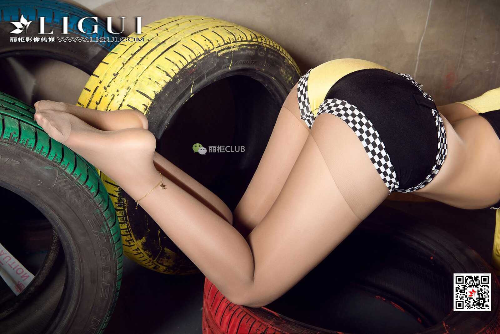 Model 然然《监狱运动女郎》 [丽柜Ligui] 写真集第5张