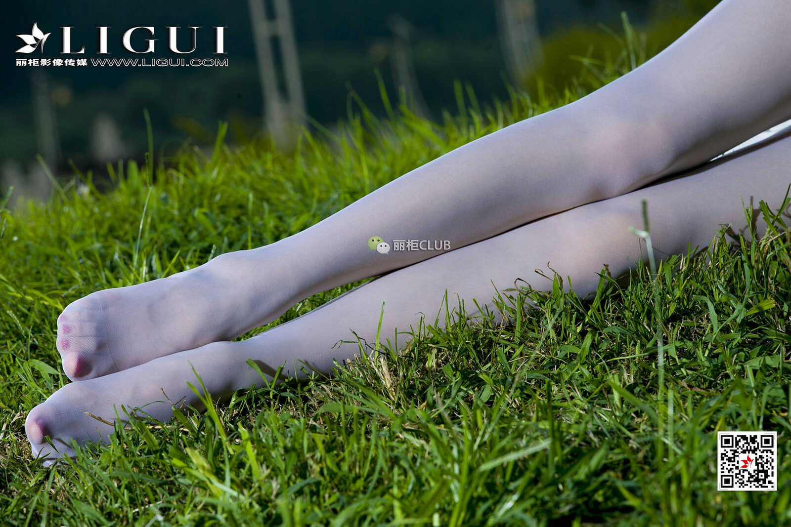 Model 雪儿《夜空白丝》 [丽柜Ligui] 写真集第5张