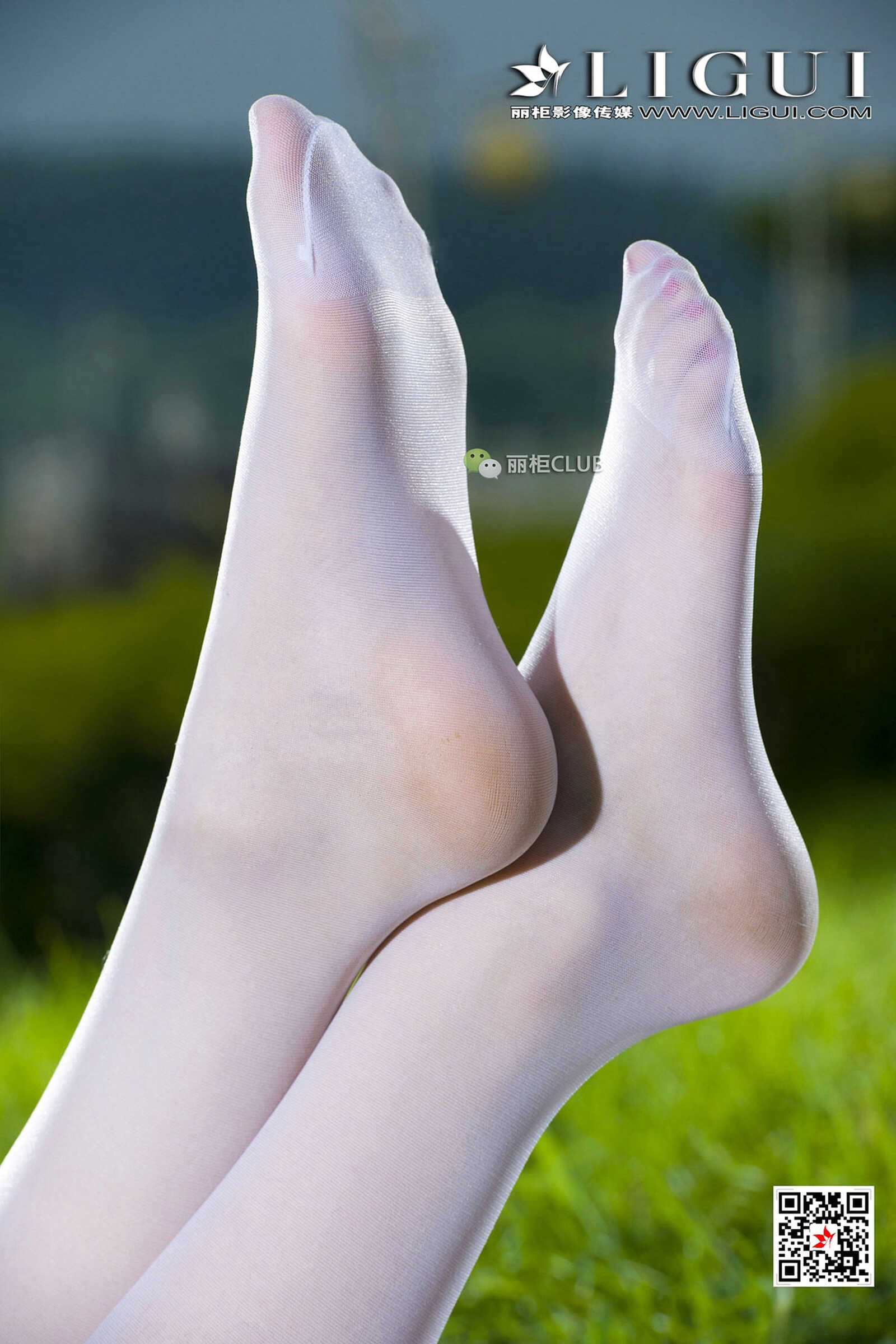 Model 雪儿《夜空白丝》 [丽柜Ligui] 写真集第12张