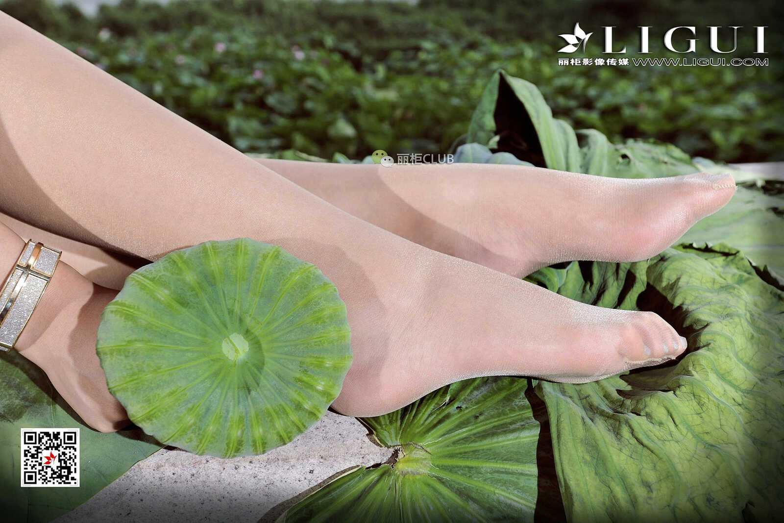 Model 腿模Amily《连衣套裙+肉丝足》 [丽柜Ligui] 写第16张