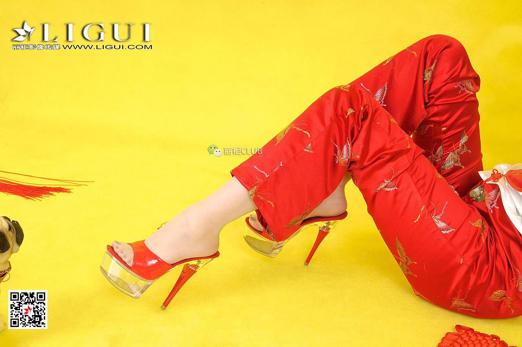 璐璐《新春丝足》 [丽柜LIGUI] 网络丽人 写真集第17张