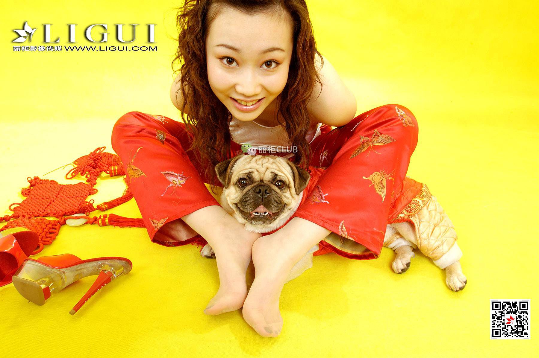 璐璐《新春丝足》 [丽柜LIGUI] 网络丽人 写真集第14张