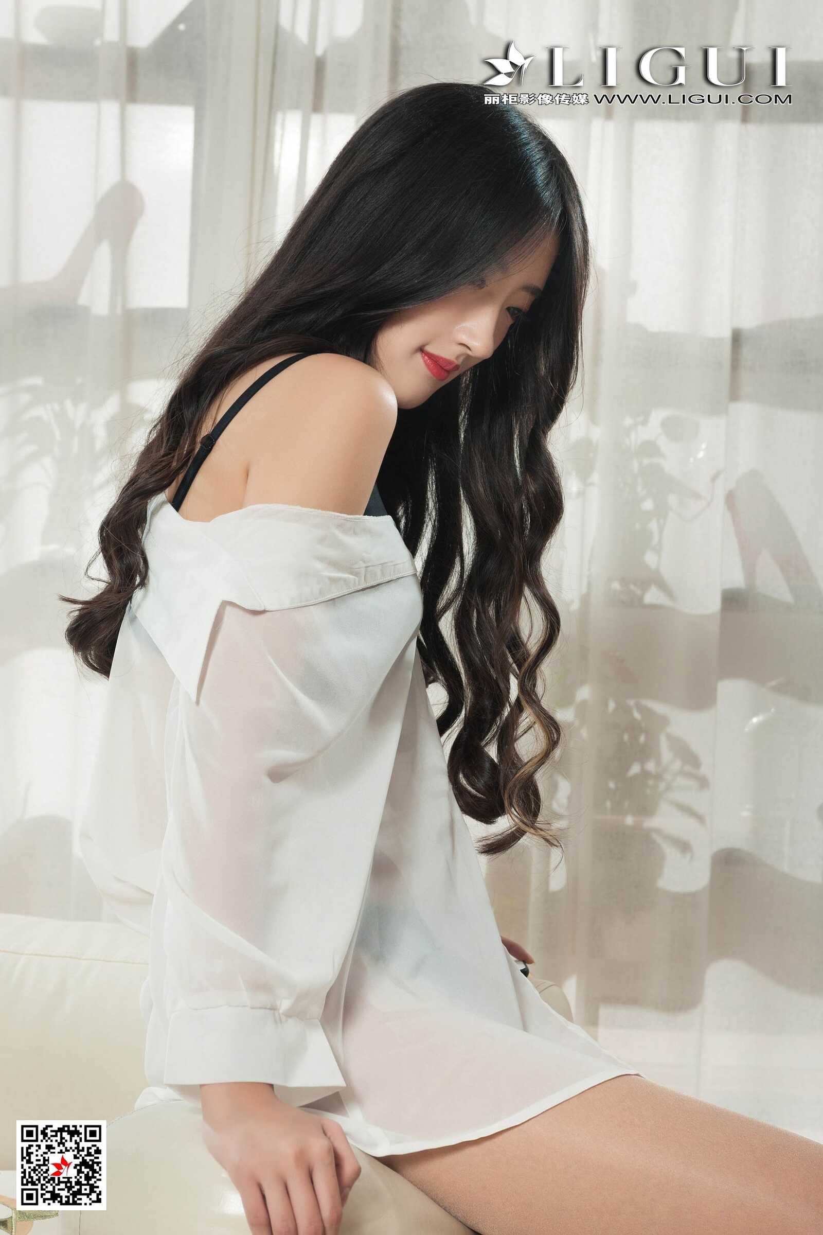 王欣竹《透视白衬衫女神》 [丽柜Ligui] 写真集第15张