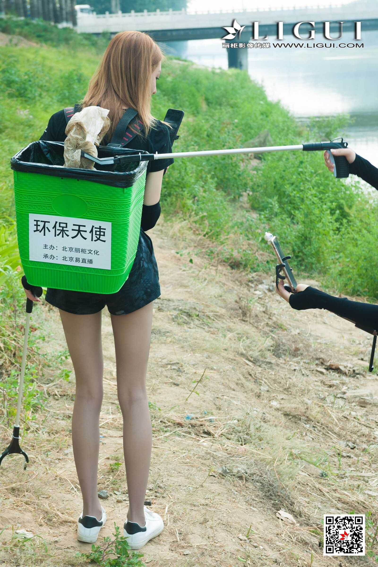 《环保天使》 [丽柜Ligui] 美腿丝足写真集第15张