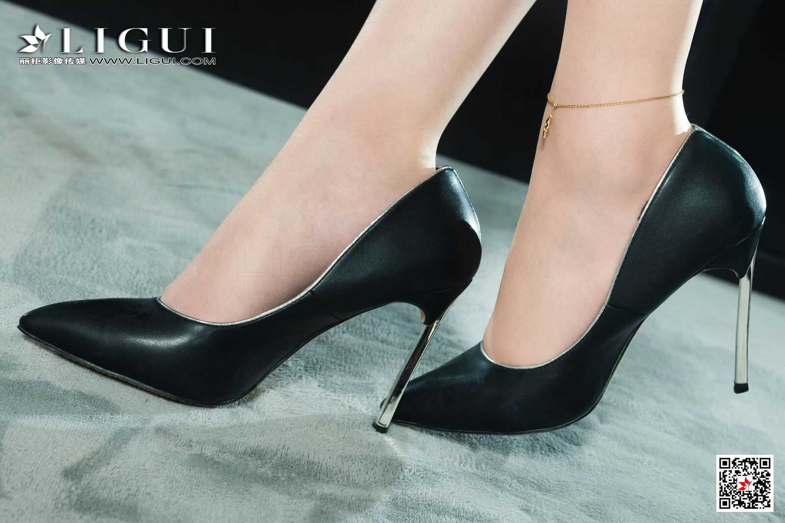 模特呢楠《肉丝长腿OL女郎》 [丽柜LIGUI] 网络丽人第5张