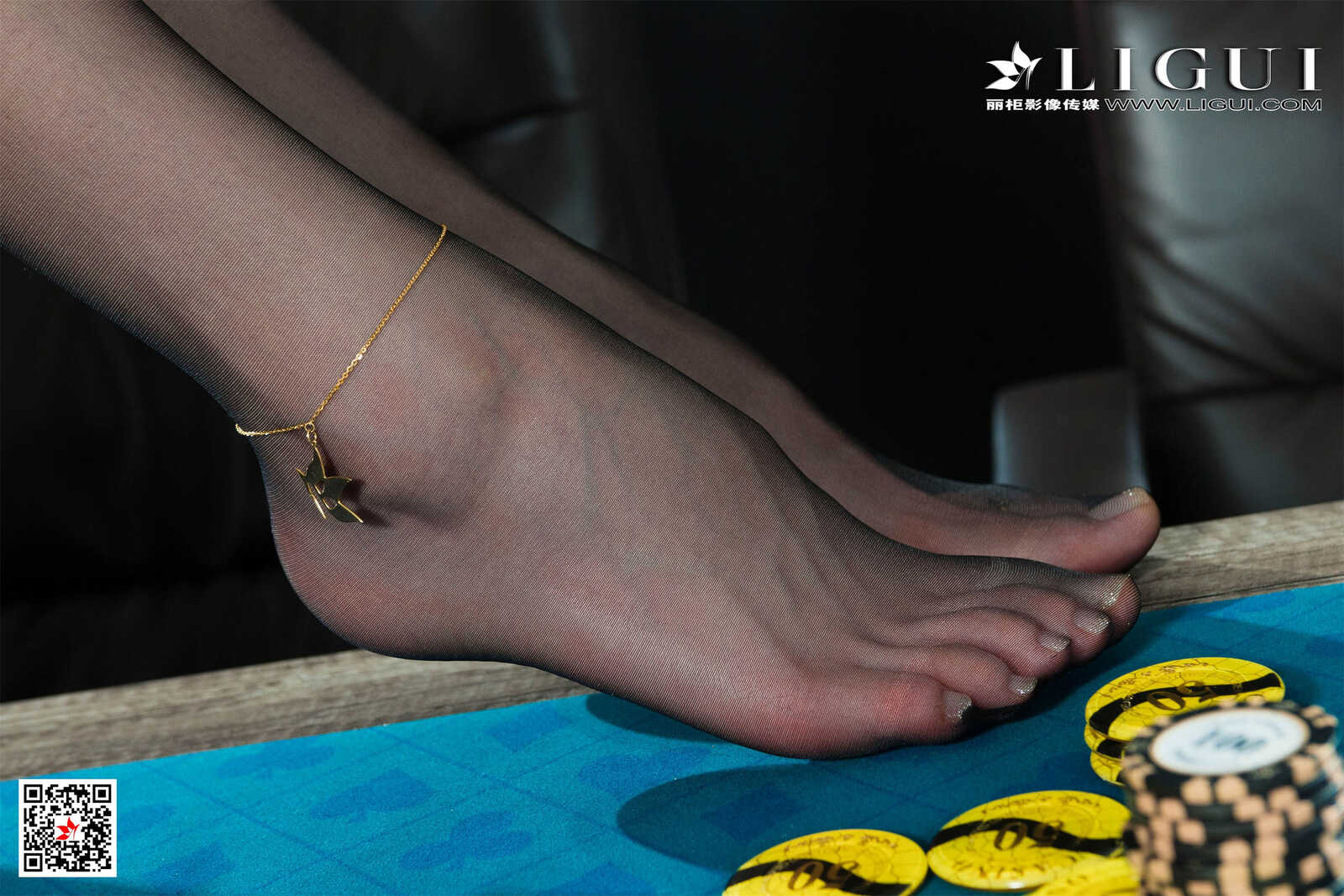 兔子&amp;amp;凉儿《黑丝丝足诱惑》 [丽柜LiGui] 写真集第11张