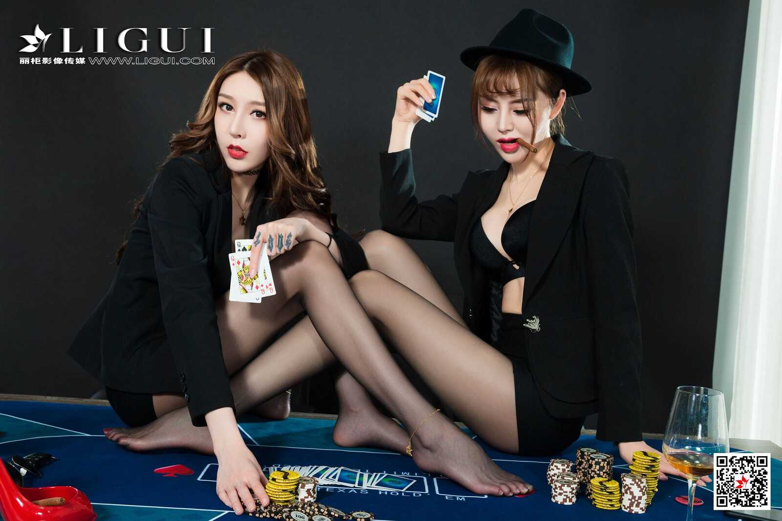 兔子&amp;amp;凉儿《黑丝丝足诱惑》 [丽柜LiGui] 写真集第10张