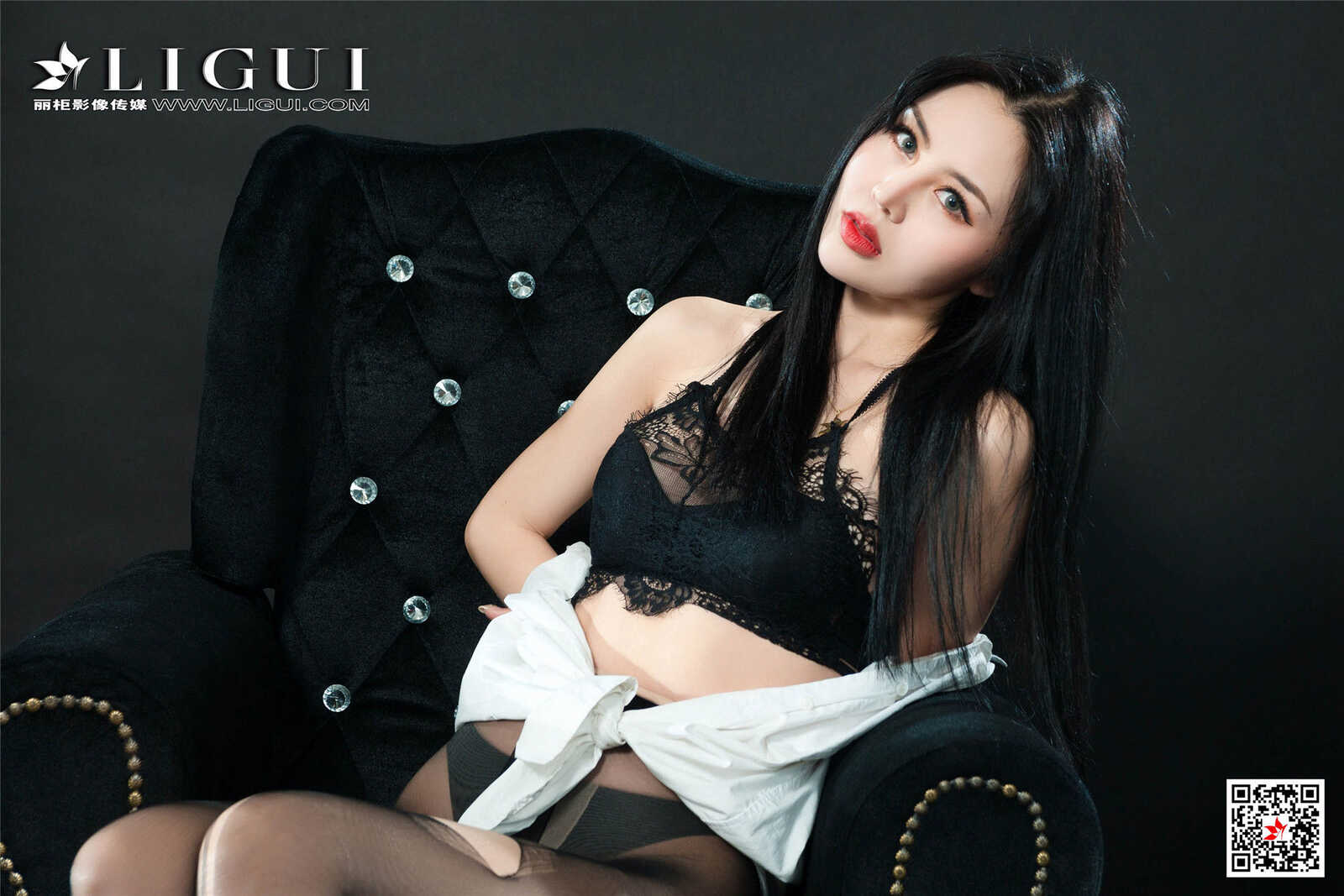 凉儿《黑丝绳艺人体摄影》 [丽柜LiGui美束] 写真第8张