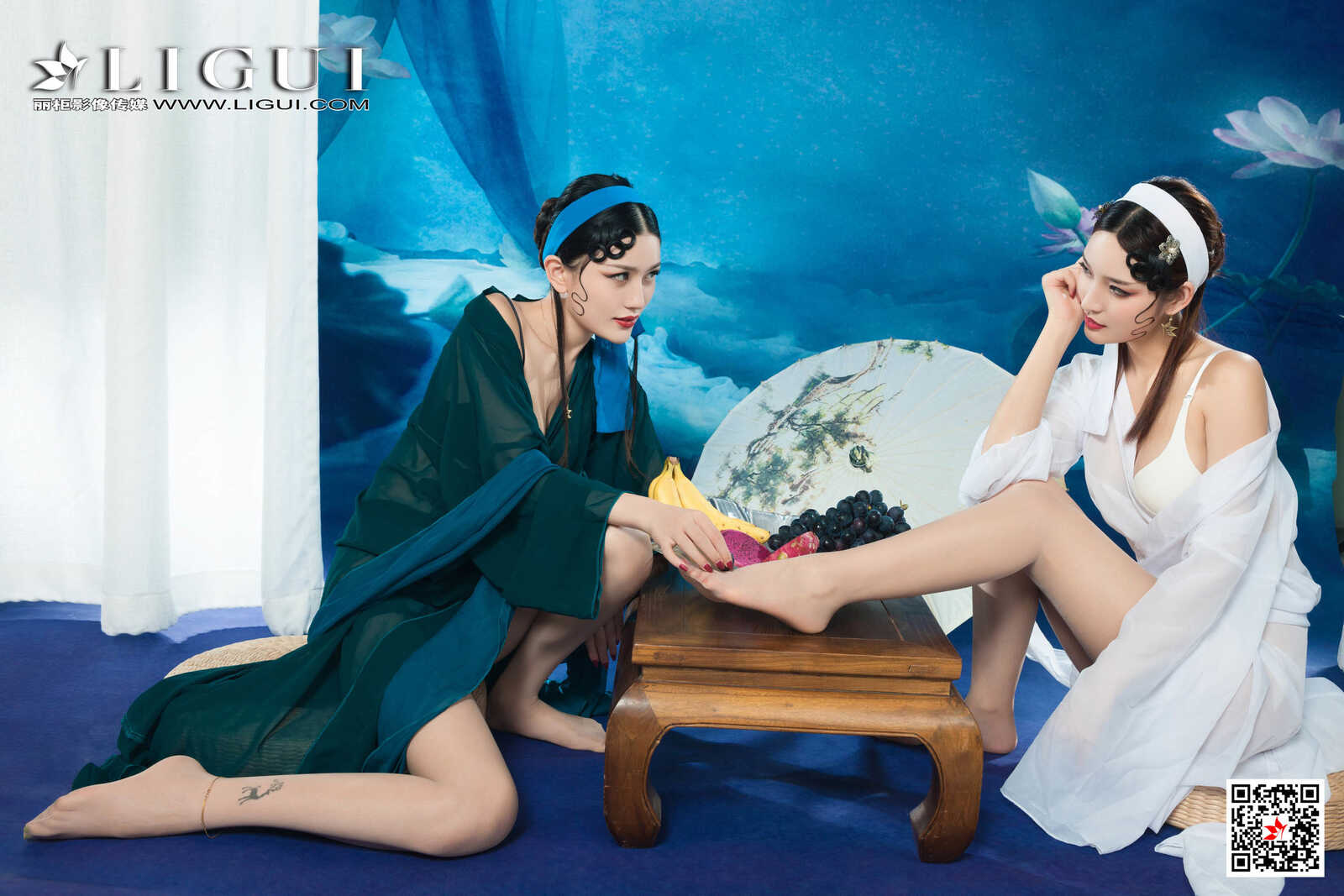 甜甜&amp;amp;雪糕《京剧丝袜姐妹花》 [丽柜Ligui] 写真第12张