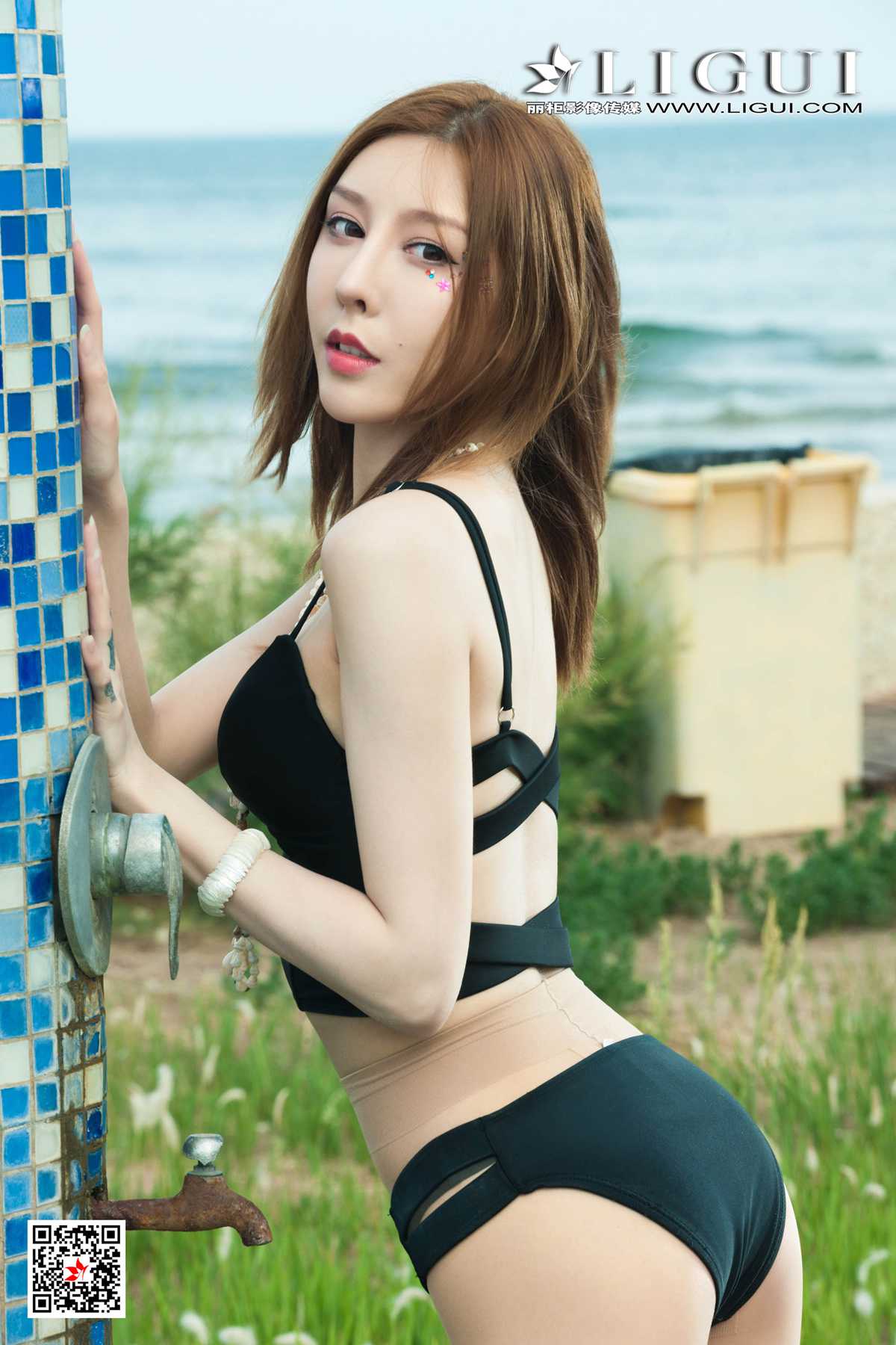 [Ligui丽柜] 2020.12.01 Model《沙滩柔情》兔子 在线浏第4张