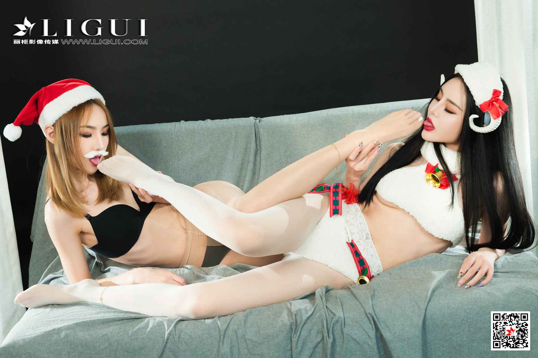 [Ligui丽柜]网络丽人 2020.12.23 Model 蕊蕊&amp;凉儿《第7张