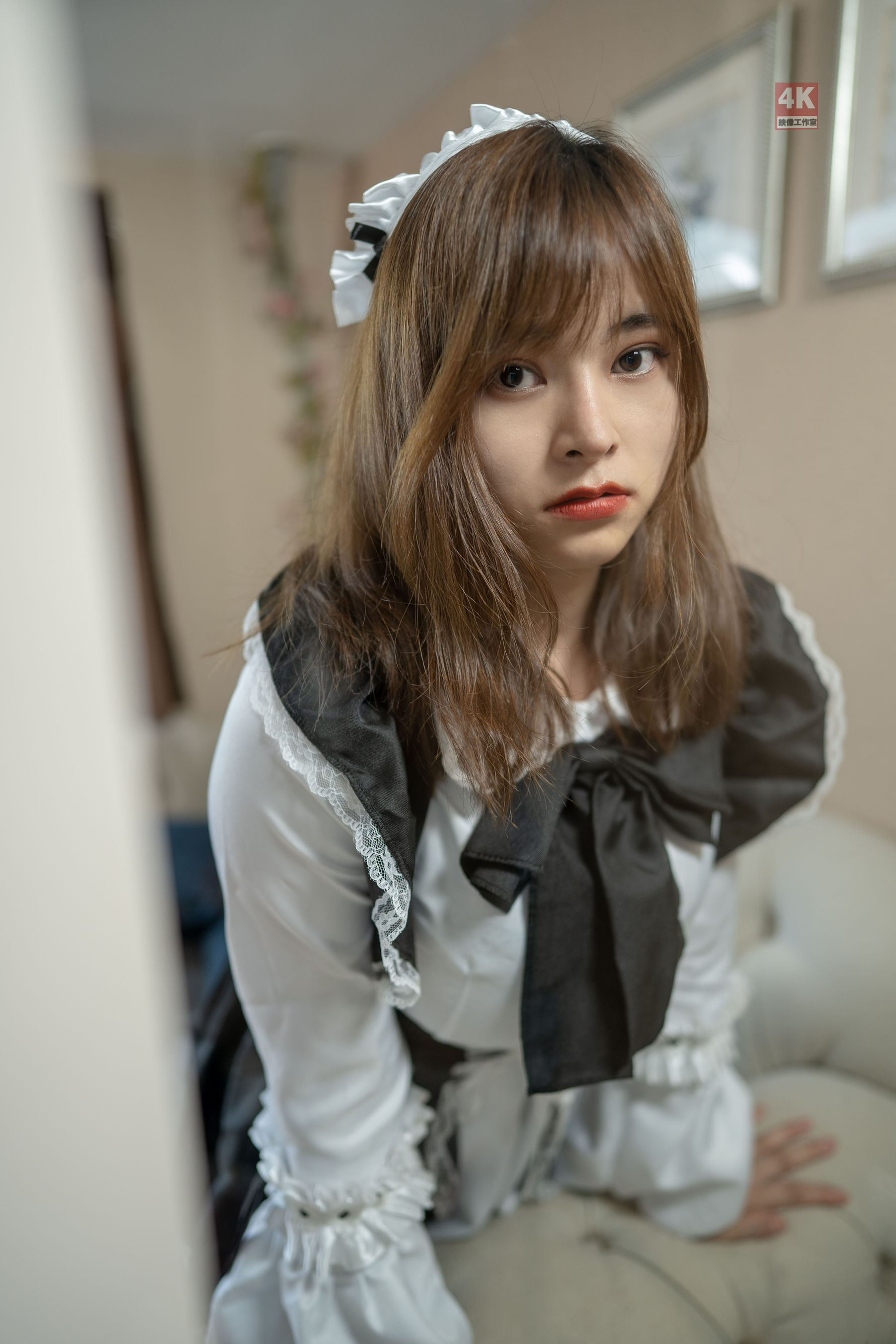 [丽柜Ligui] 网络丽人 Model 奈沐子 《女仆裙装》第22张