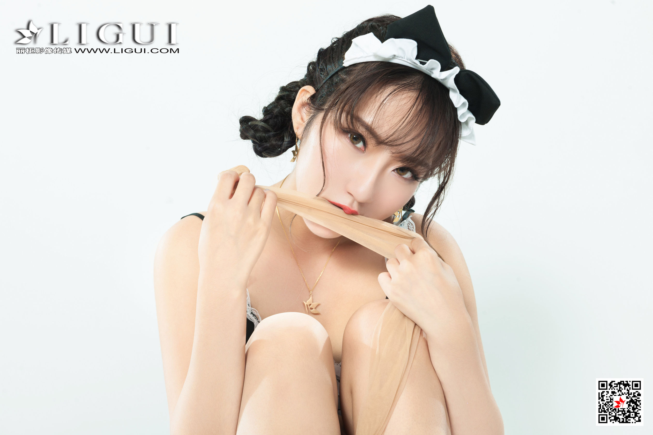 [丽柜Ligui] 网络丽人 Model 汐汐 《香品丝滑》第9张