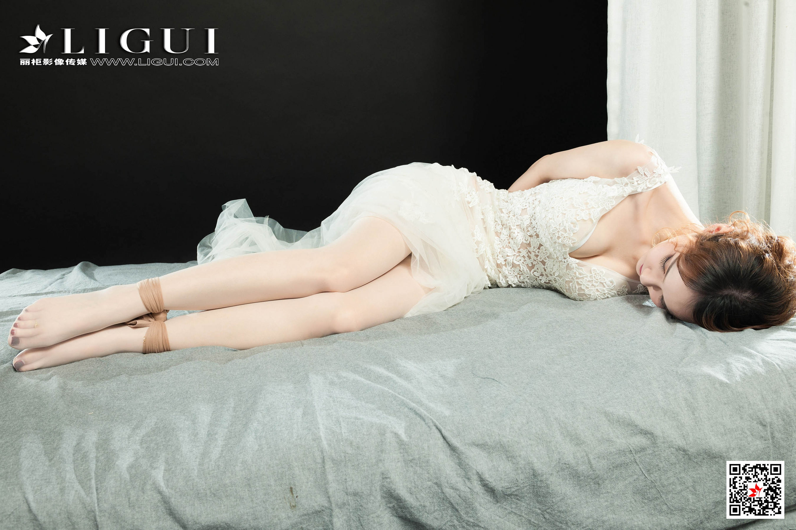 [丽柜美束Ligui] 蕊蕊 《婚纱绳艺》 写真集第6张
