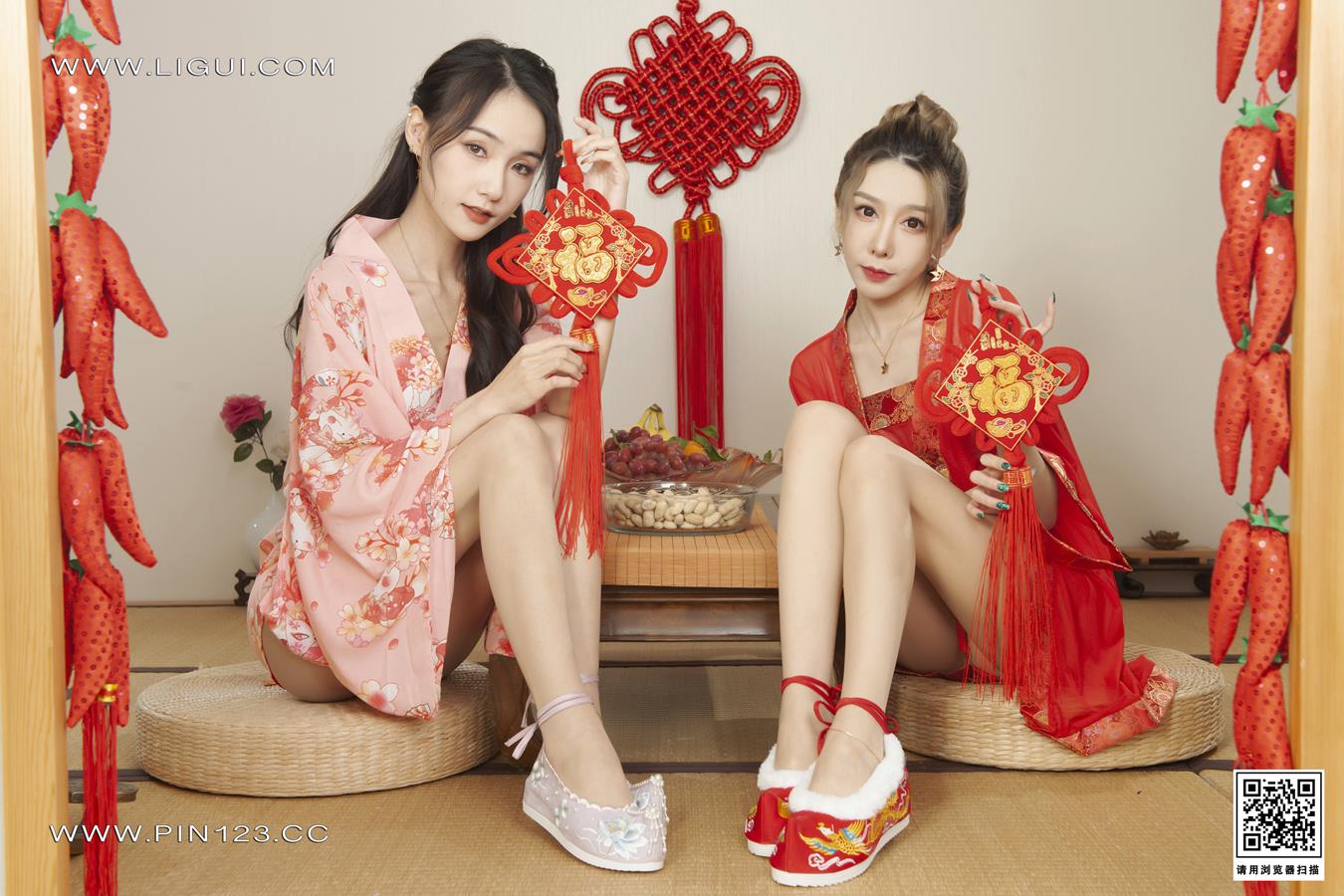 [Ligui丽柜]2023.01.19 花足迎春(上) 兔子＆心心第4张