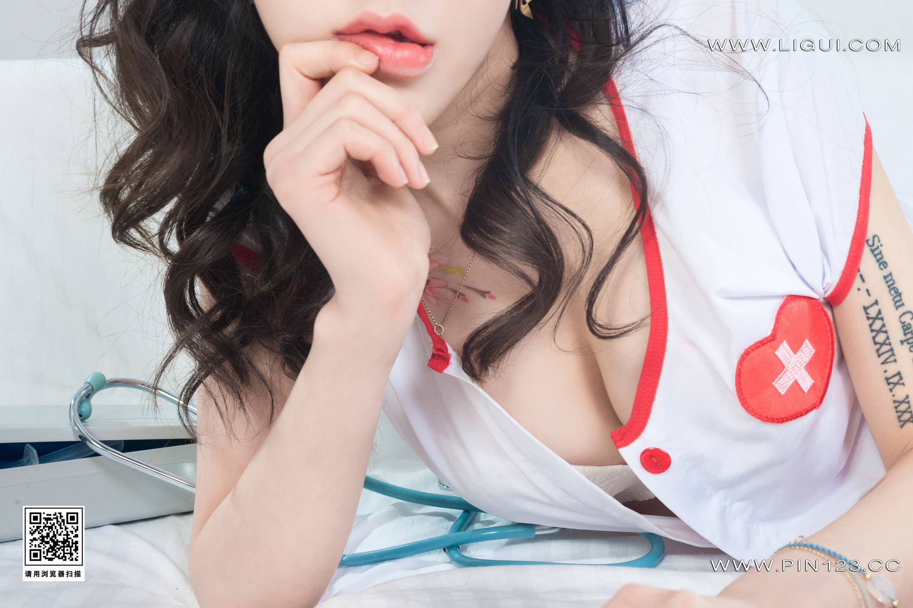 [Ligui丽柜] 2023.04.17《白丝天使》猫猫第6张