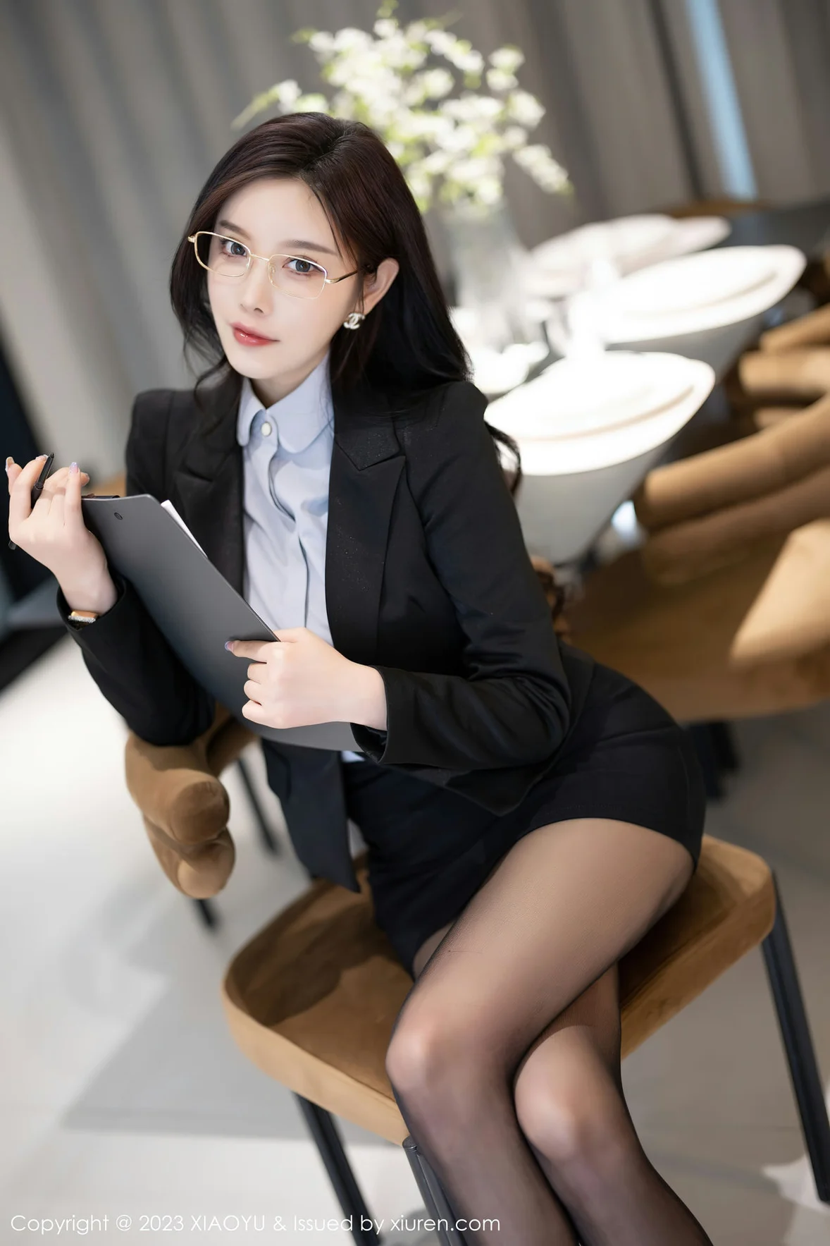  XIAOYU 语画界 Vol.1041 杨晨晨Yome 黑色职业装贵州旅拍写真 [101P]第3张