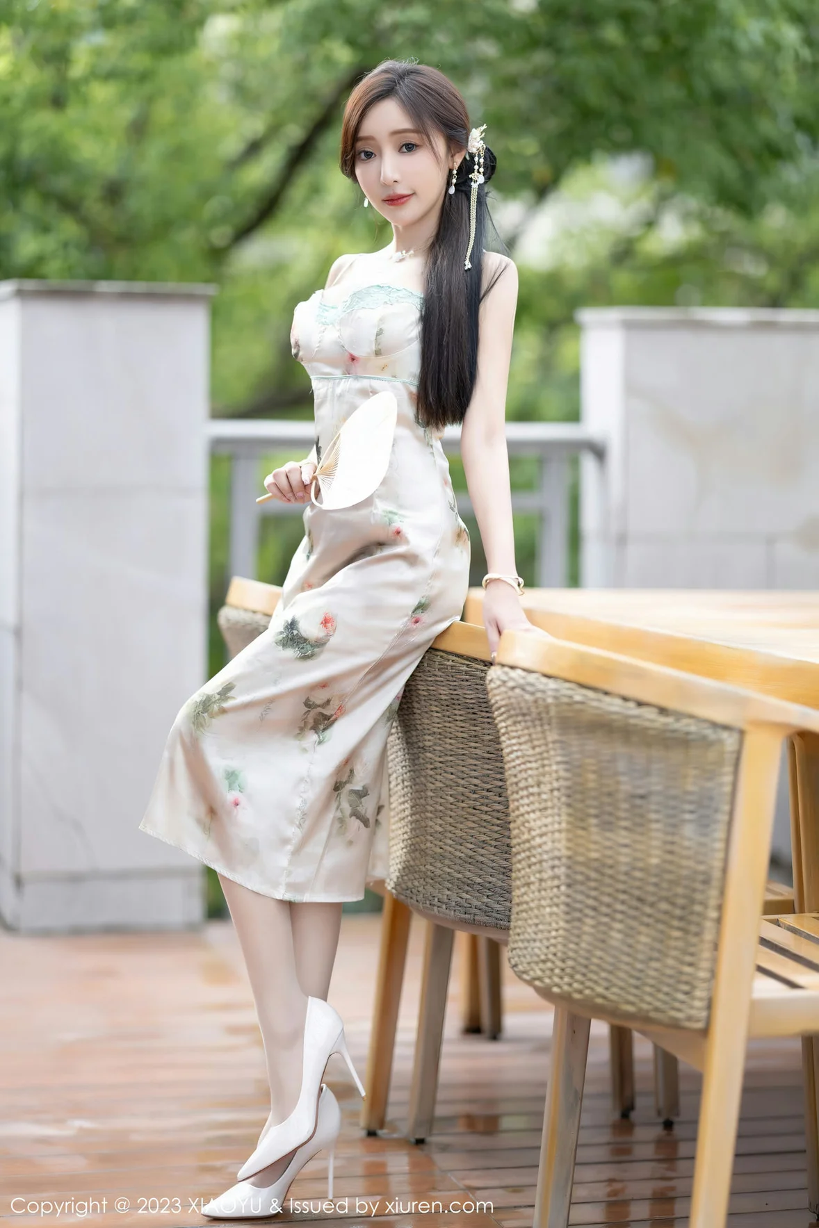  XIAOYU 语画 Vol.1097 王馨瑶yanni 粉色情趣旗袍写真 [84P]第5张