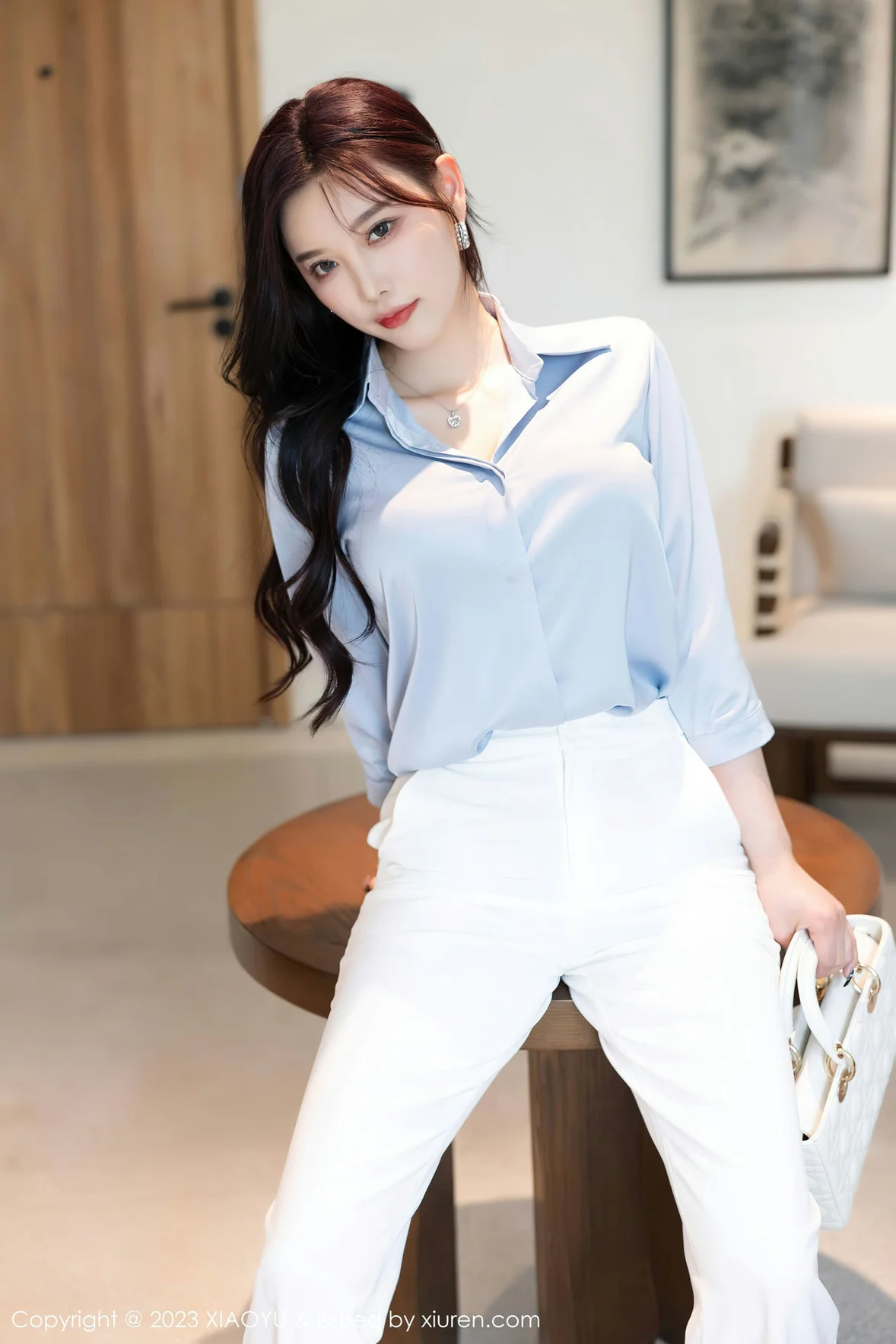  XIAOYU 语画 Vol.1065 杨晨晨Yome 白色简约OL贵州旅拍 [86P]第8张