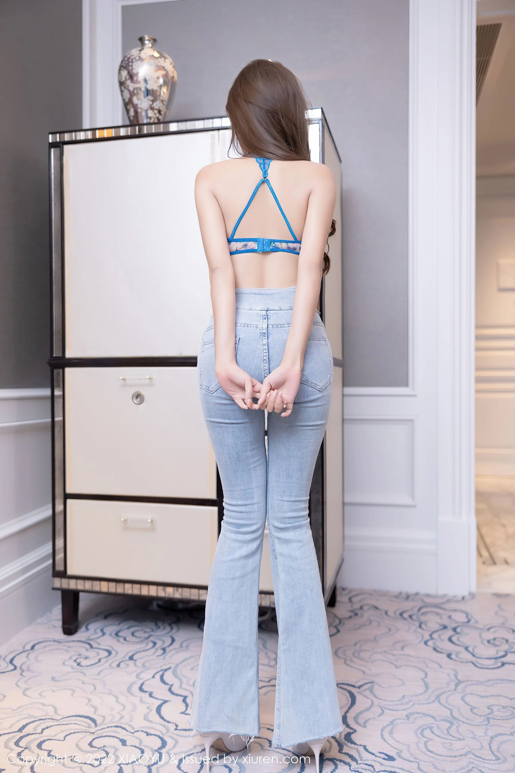 语画界 VOL.810 王馨瑶yanni 牛仔裤丝袜第26张