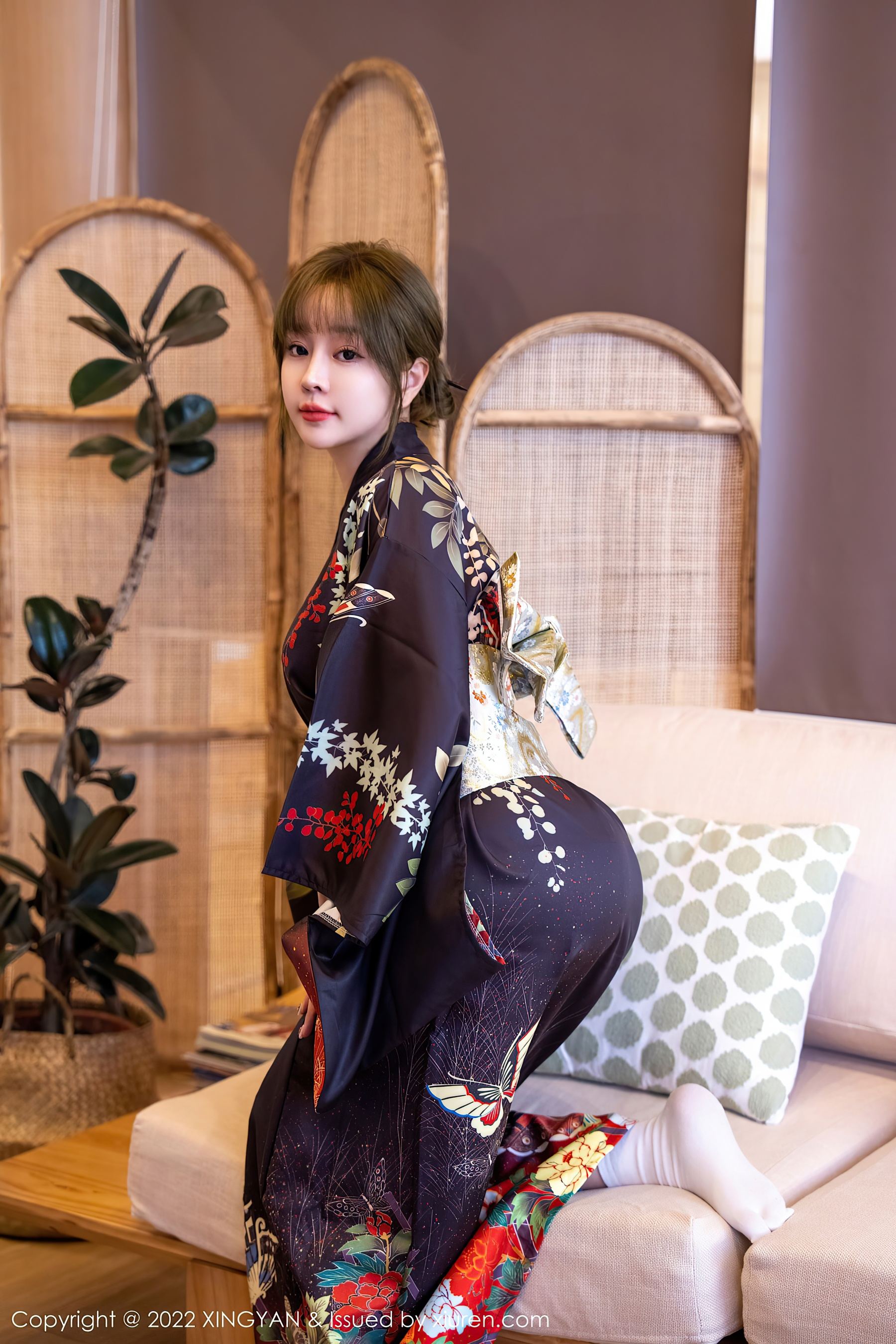 星颜社 VOL.154 王雨纯 和服美臀第26张