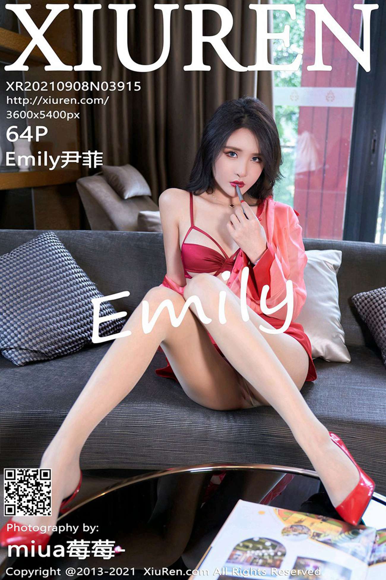 [Xiuren绣人网]2021.09.08 NO.3915 Emily尹菲[64+1P]第13张