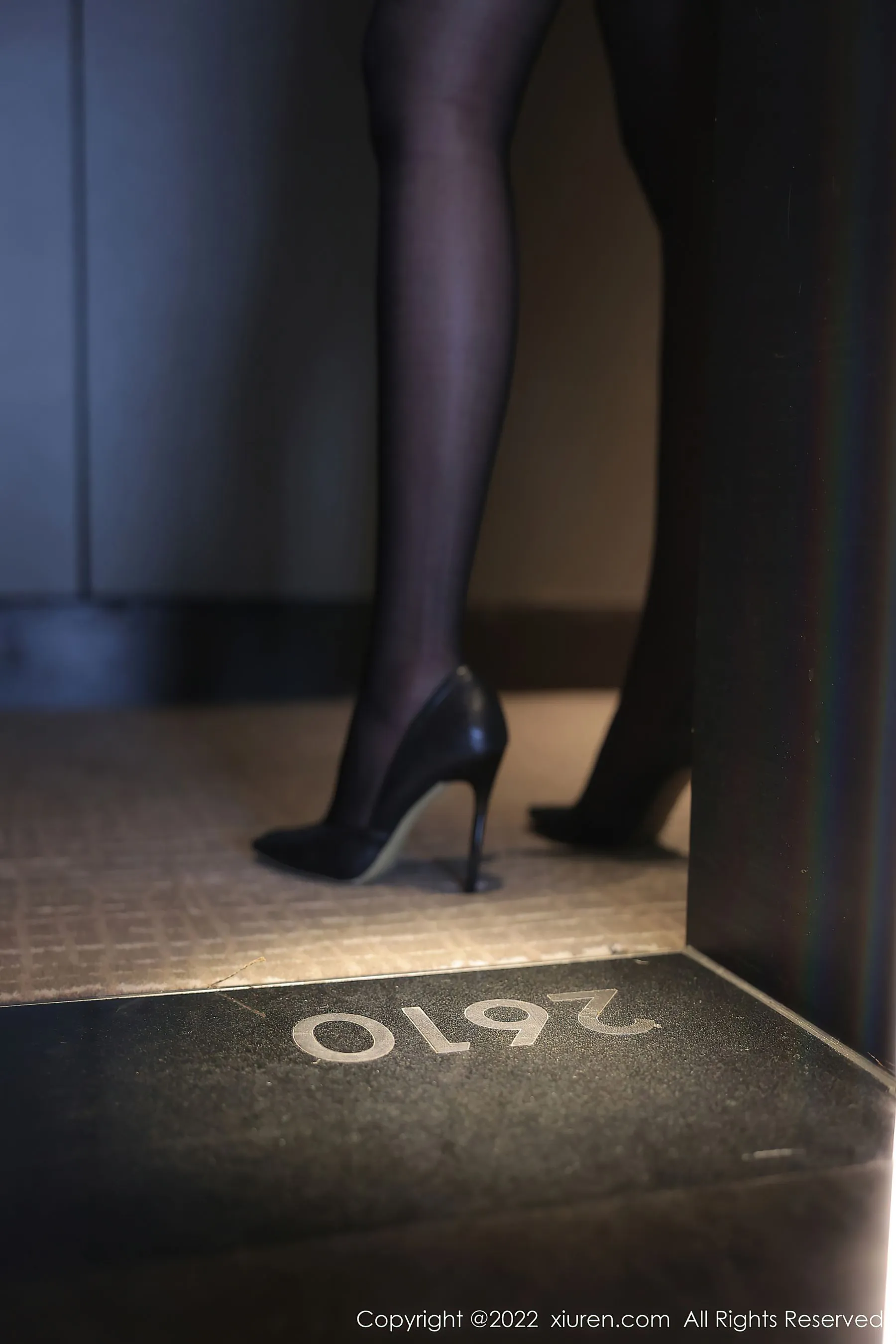  秀人网 No.5813 Arude薇薇 黑丝美腿第11张