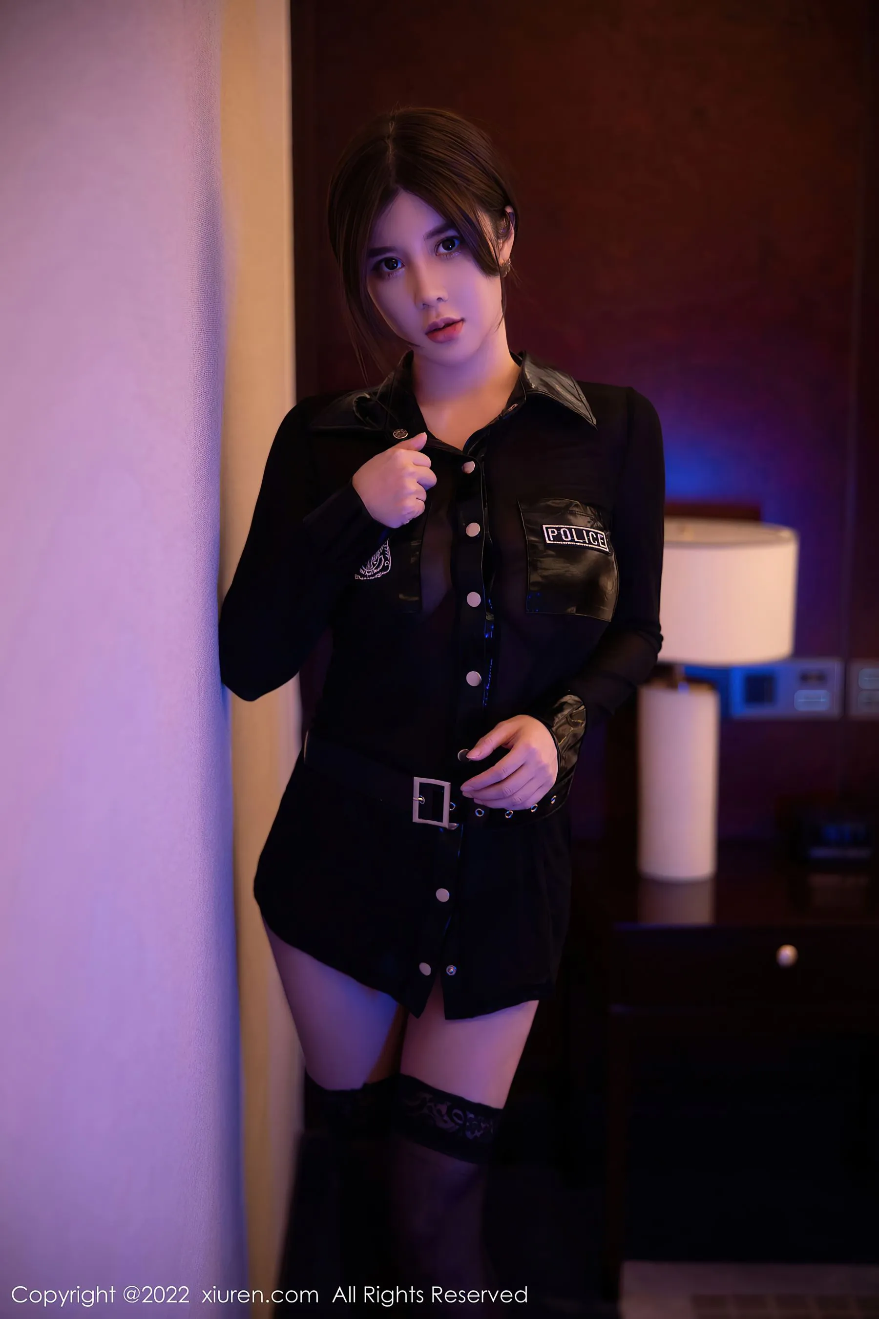  秀人网 No.5750 周jojobaby 制服黑丝第14张