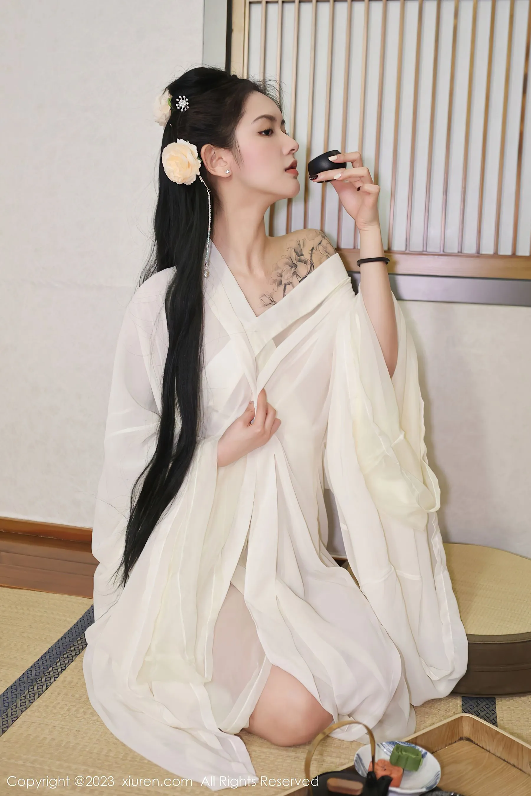  秀人网 No.6430 乔一一 古装美腿第20张