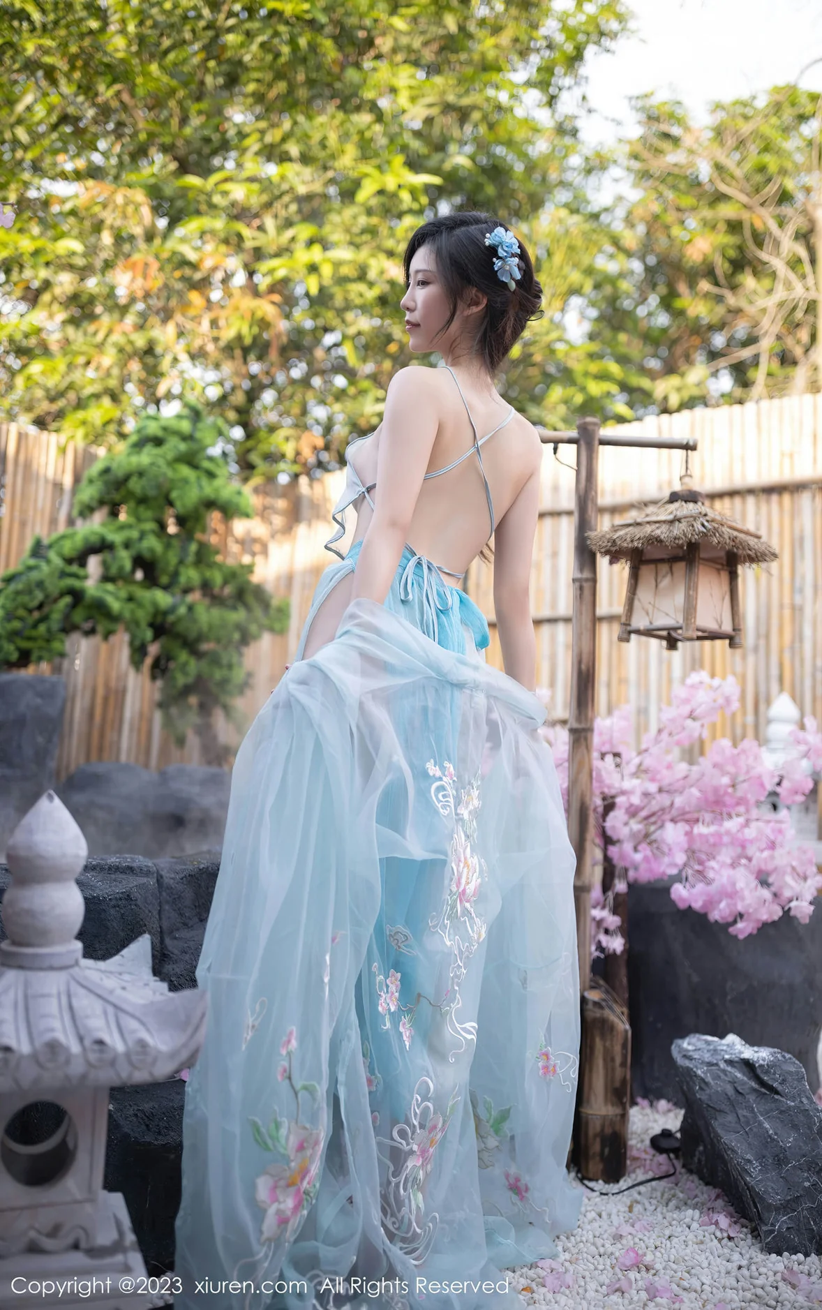  XiuRen 秀人 No.6991 利世 浅蓝色古装 [75P]第7张