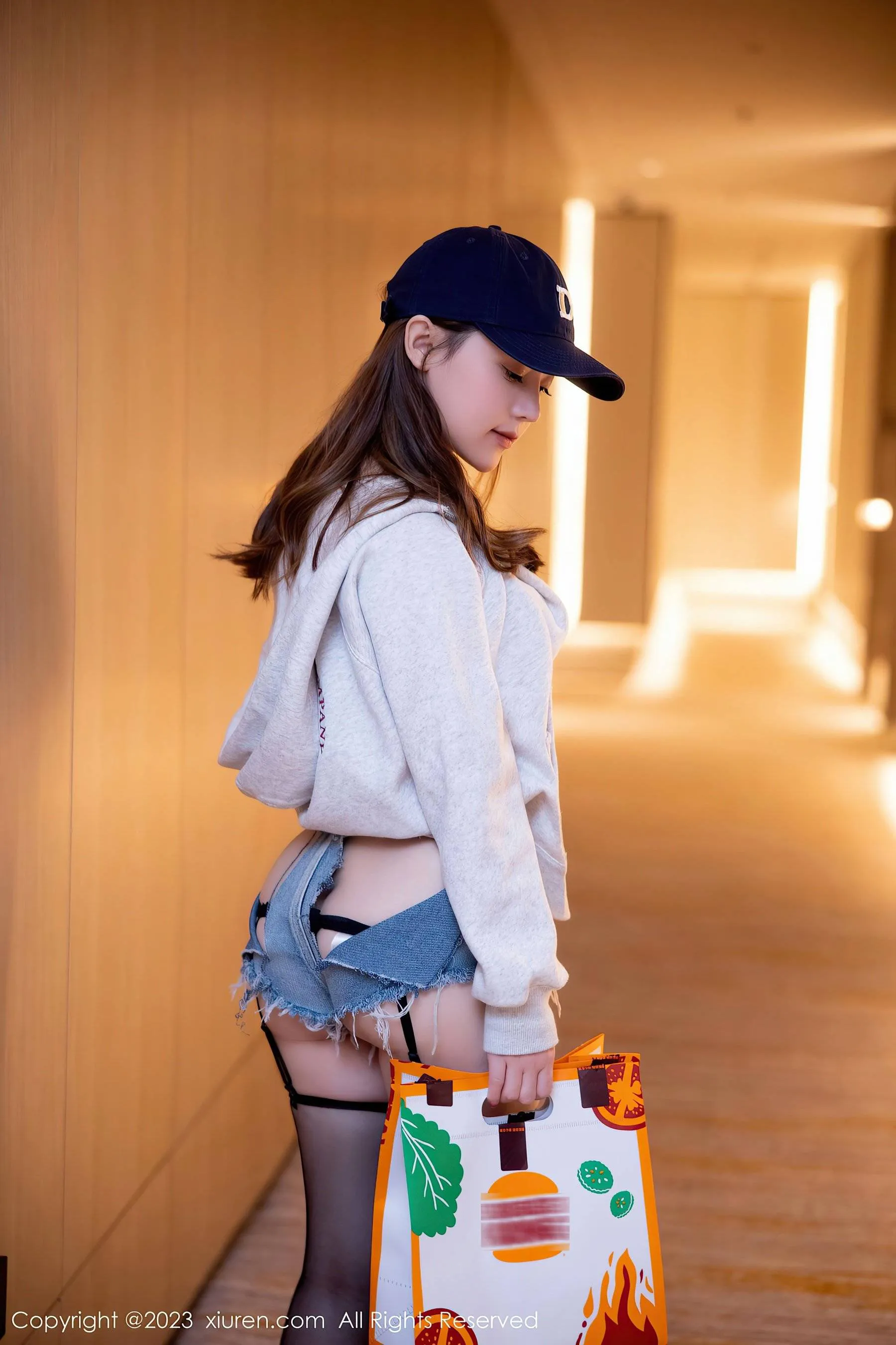  秀人网 No.6155 豆瓣酱 黑丝美臀第18张