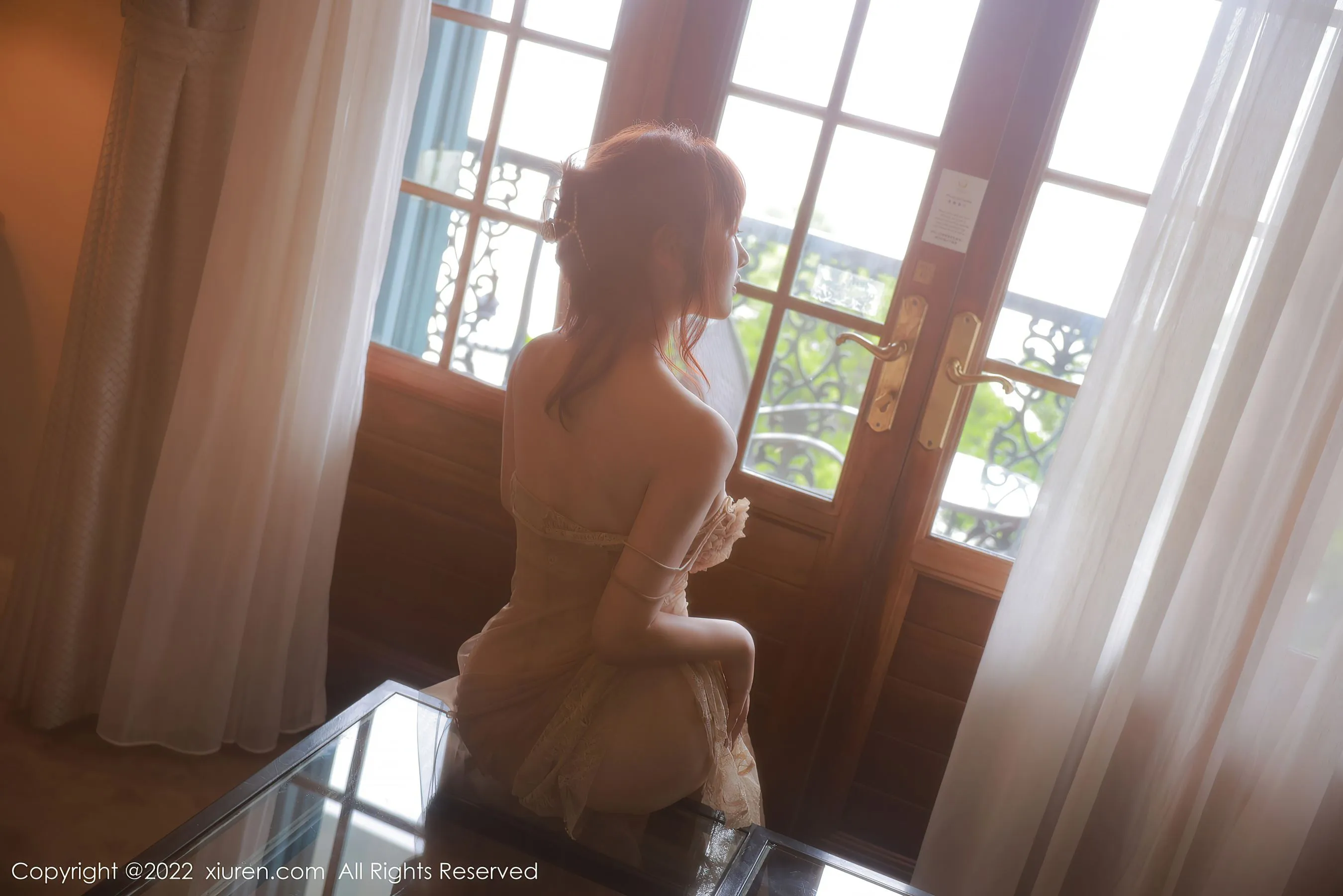  秀人网 No.5421 养乐多DoDo 睡裙美臀第7张