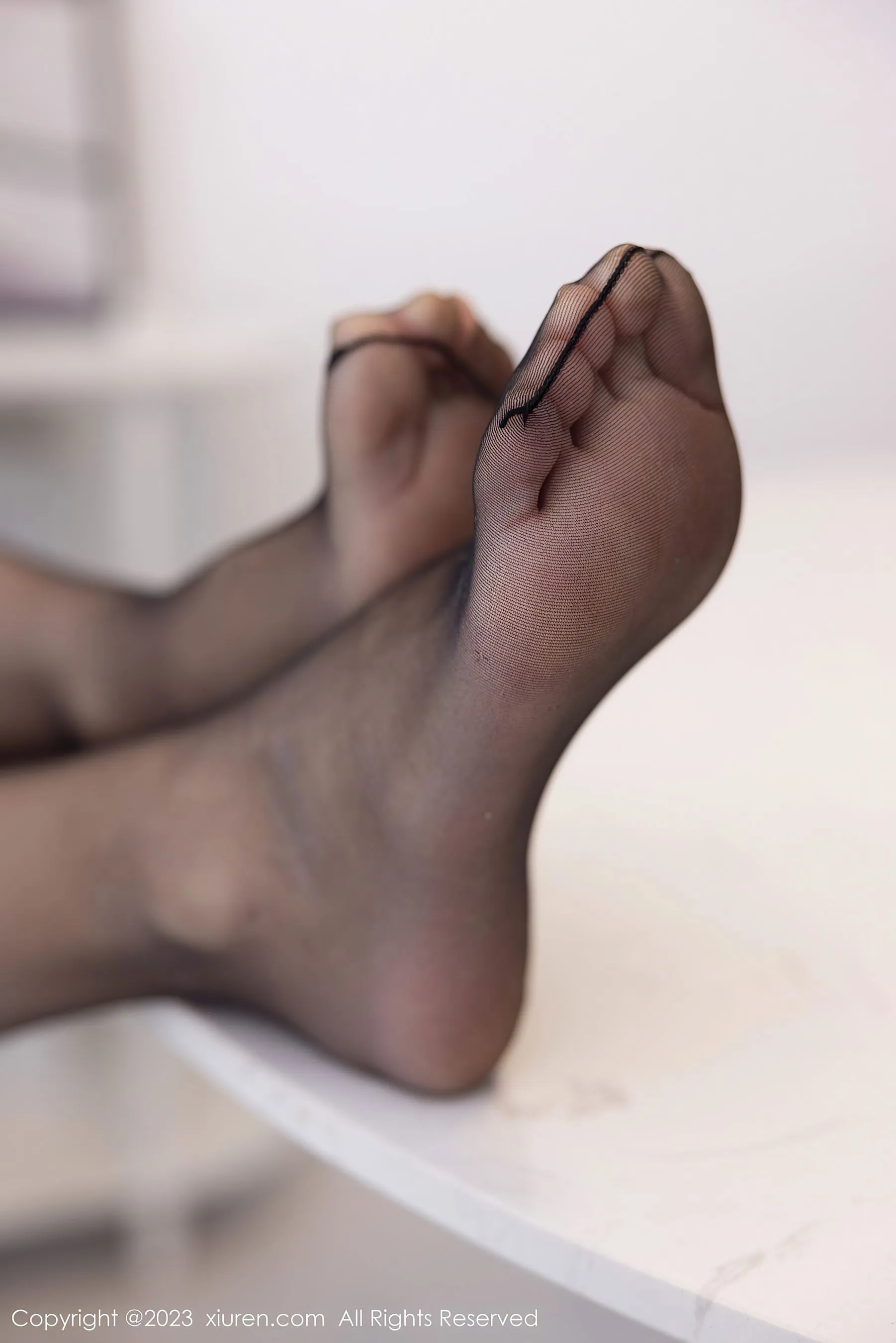  秀人网 No.6374 可樂Vicky 黑丝美腿第20张