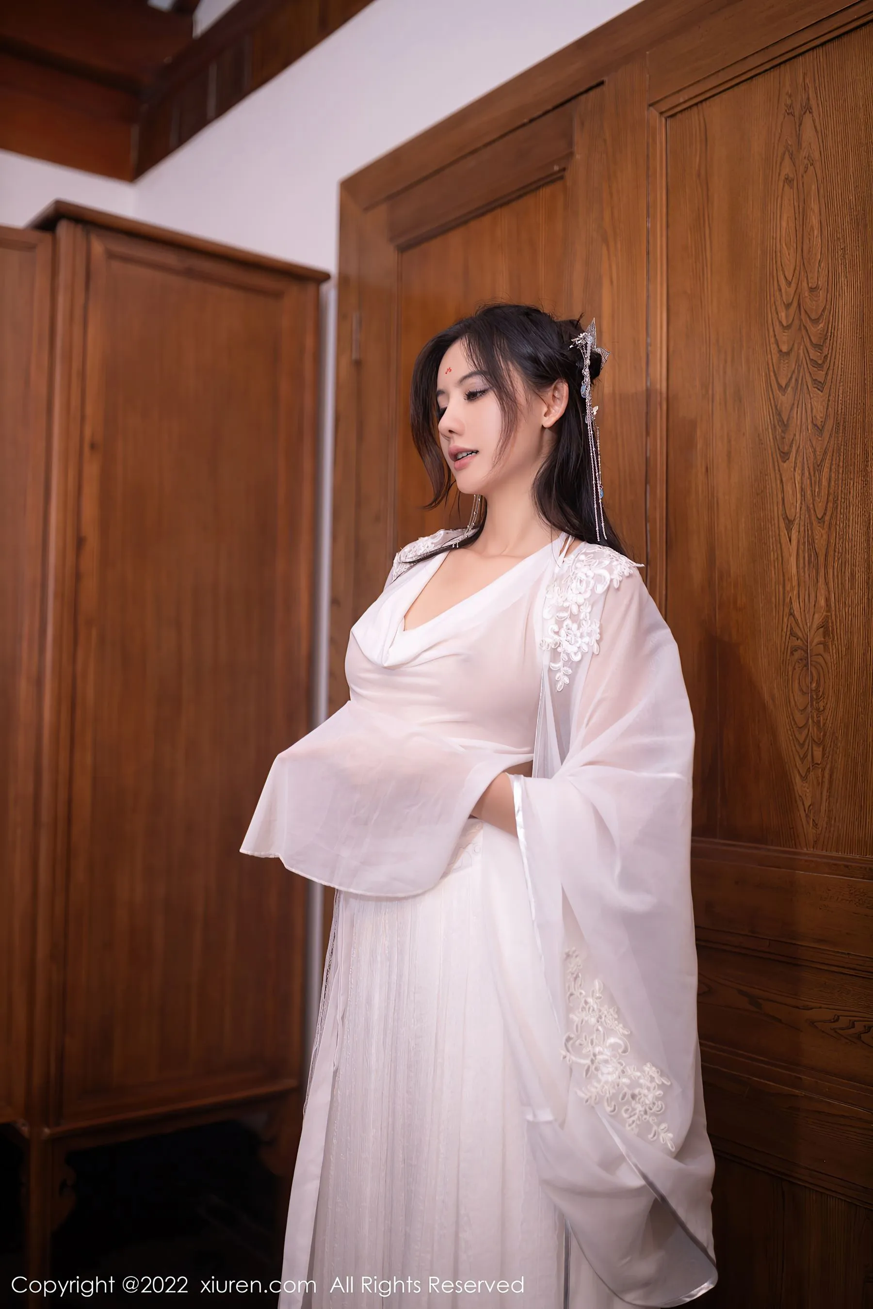  秀人网 No.5573 就是阿朱啊 古装美腿第20张