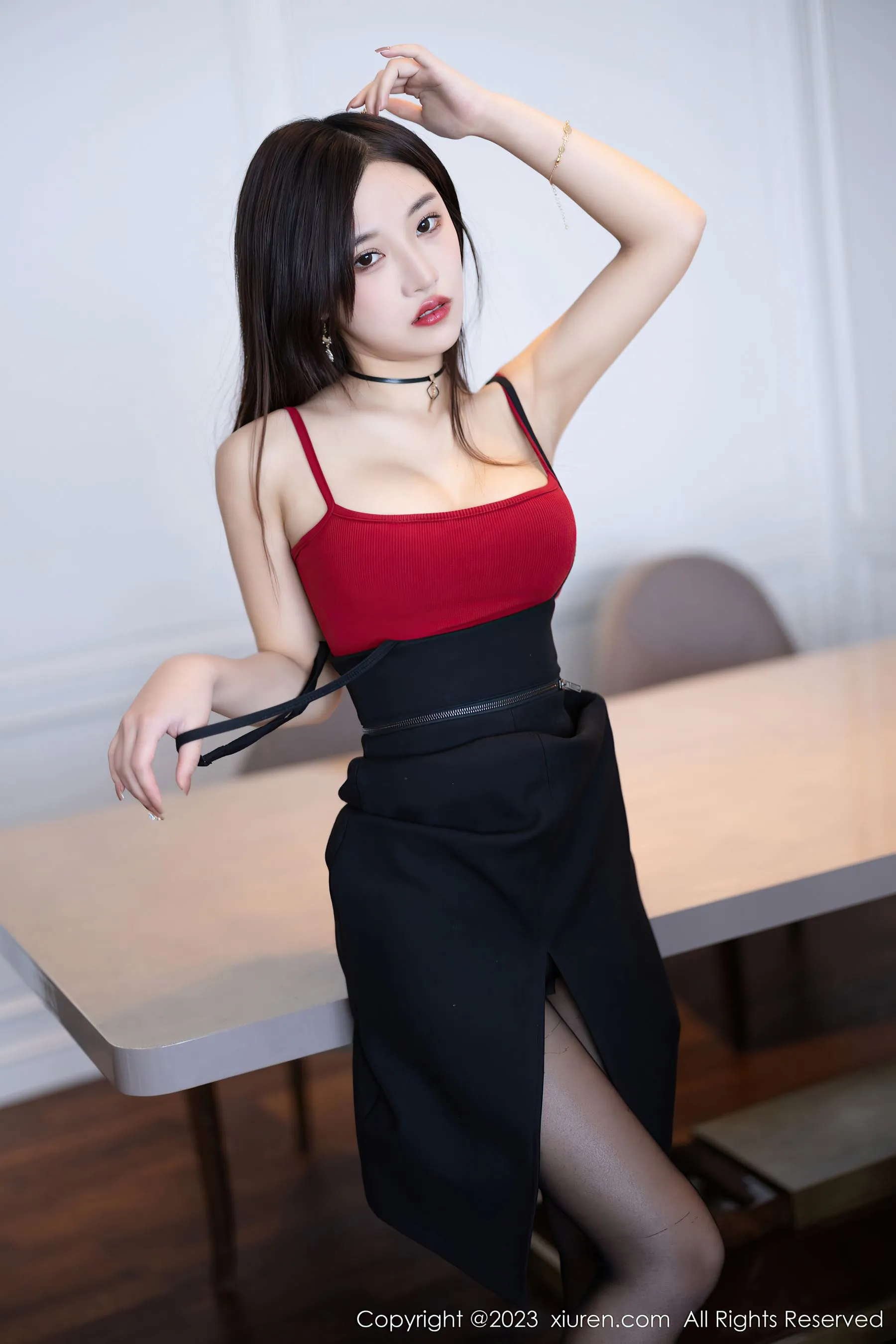  秀人网 No.6523 妙可可Cheese 黑丝美臀第21张