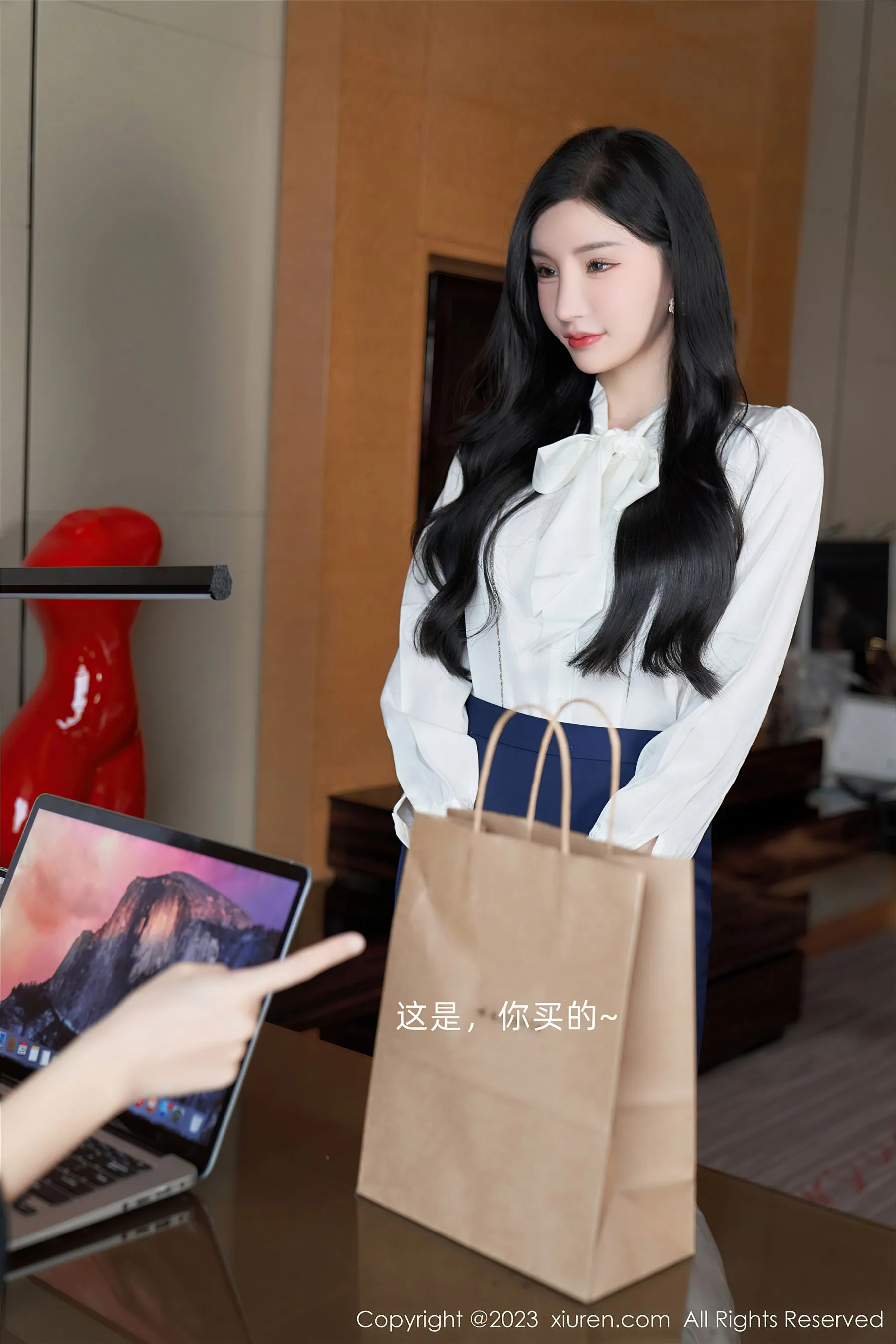  秀人网 No.6614 周于希Sally 黑丝美臀第4张