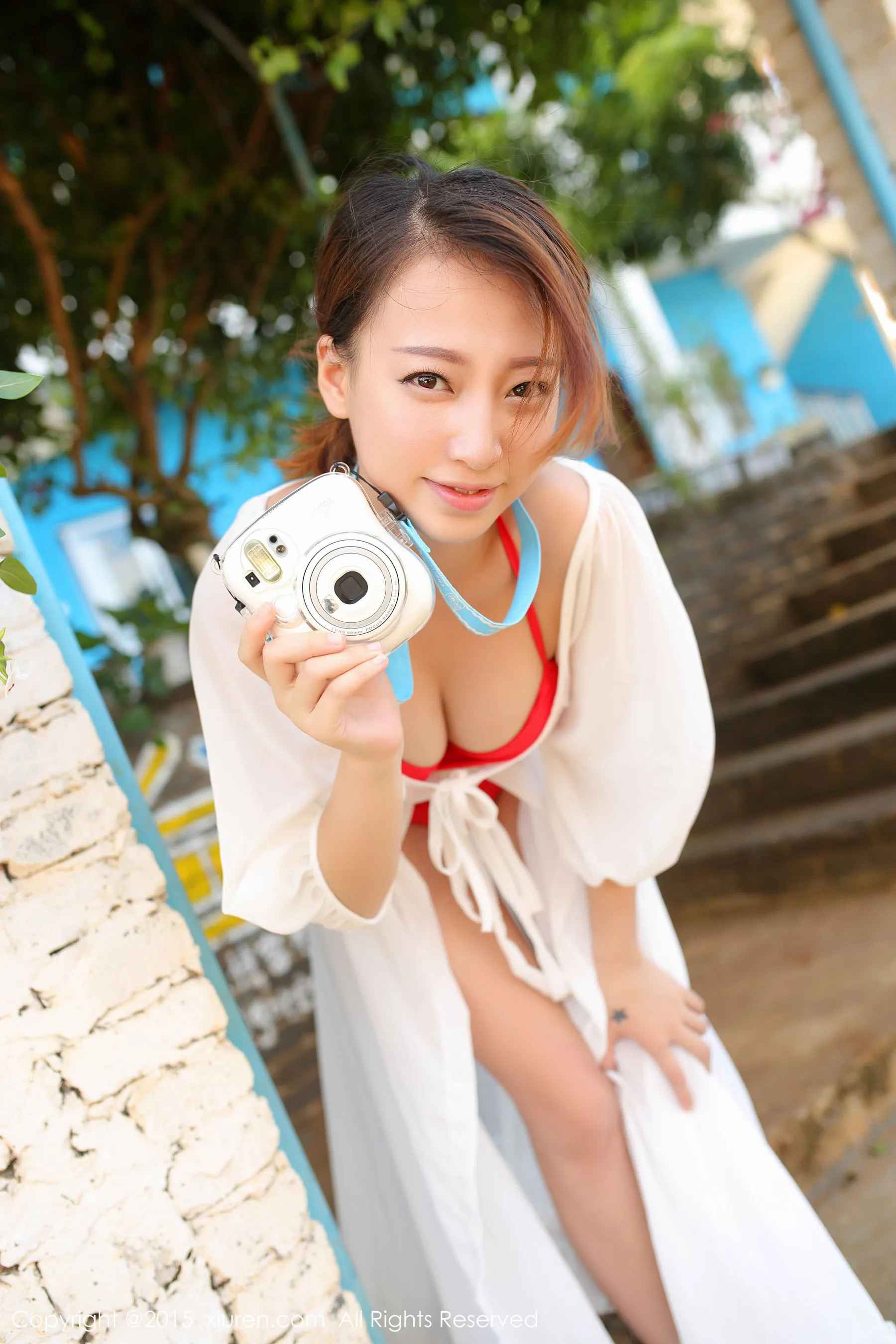 丽莉Lily《涠洲岛旅拍》长裙+死库水 秀人网 No.399第1张