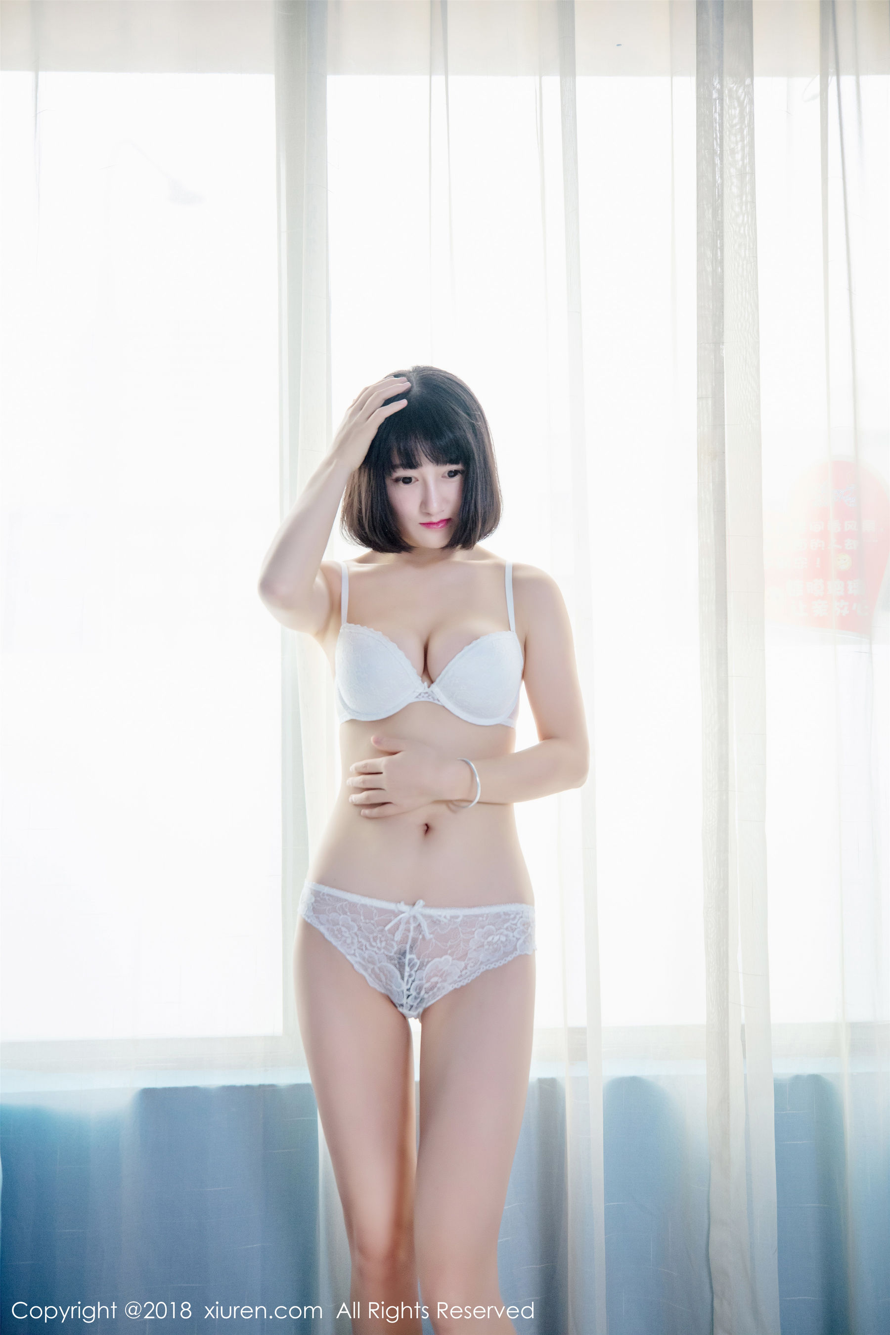 模特小探戈《透视蕾丝内衣》 秀人 No.926第2张