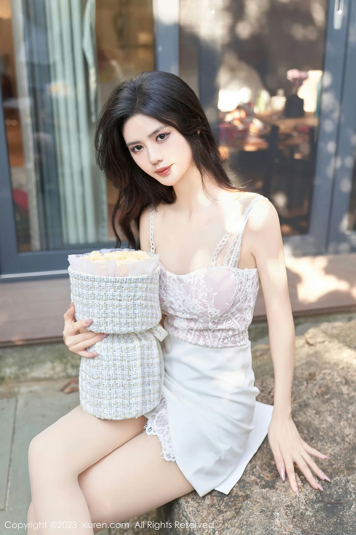  秀人网 No.7415 浅浅Danny 浅粉色上衣性感写真 [66P]第4张