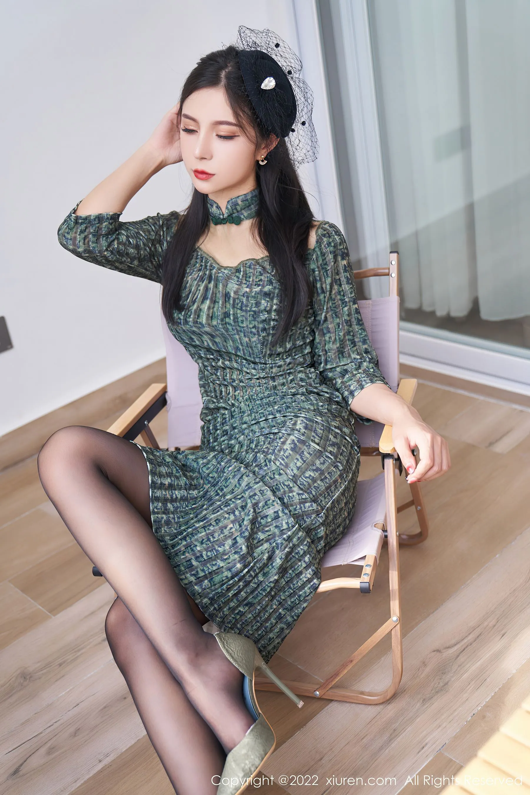  秀人网 No.5373 小蛮妖Yummy 美臀黑丝第17张