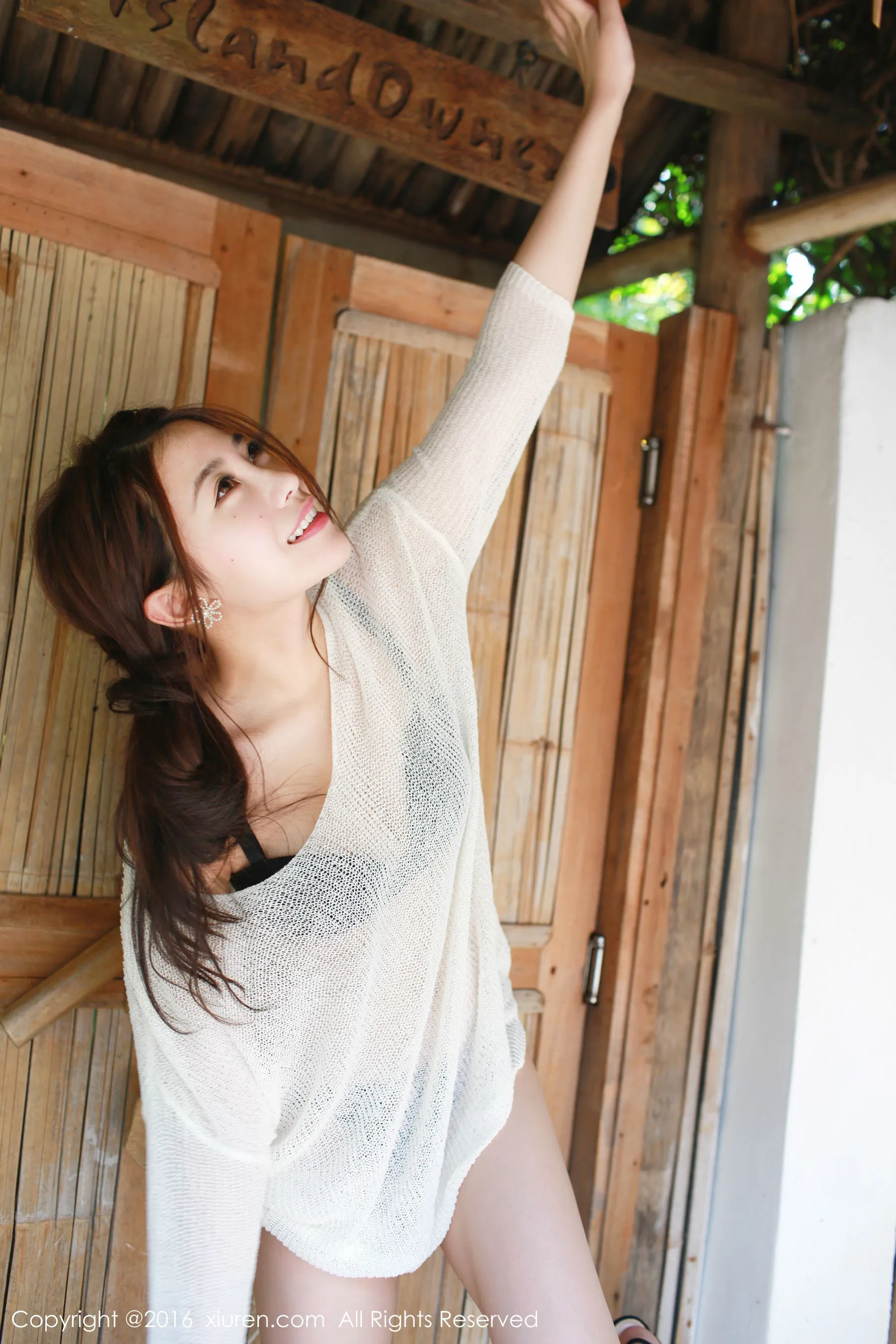 许诺Sabrina《泰国Pai县心愿旅拍》美腿外拍系列 秀人网 No.497第9张