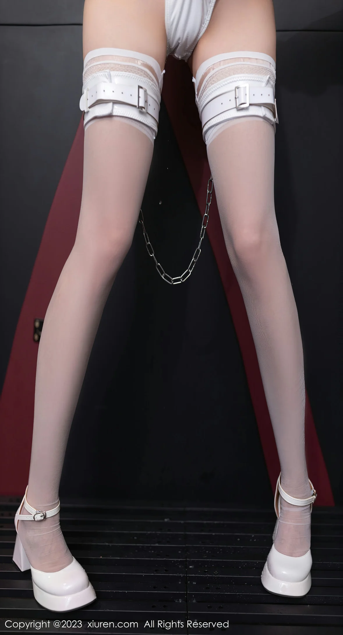  XiuRen 秀人 No.7223 鱼子酱Fish 白色情趣服饰性感写真 [80P]第7张