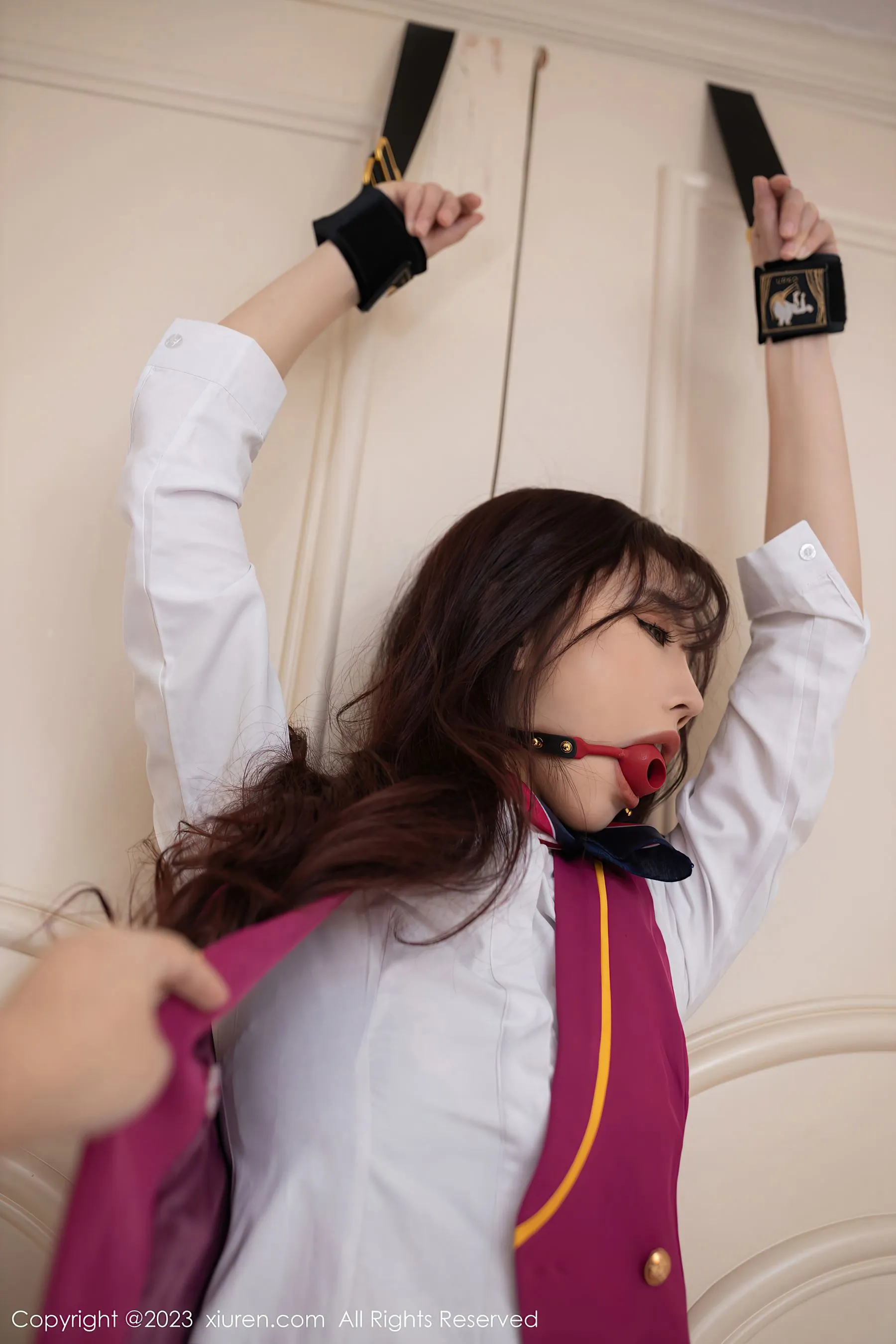  秀人网 No.6573 陆萱萱 制服美腿第20张