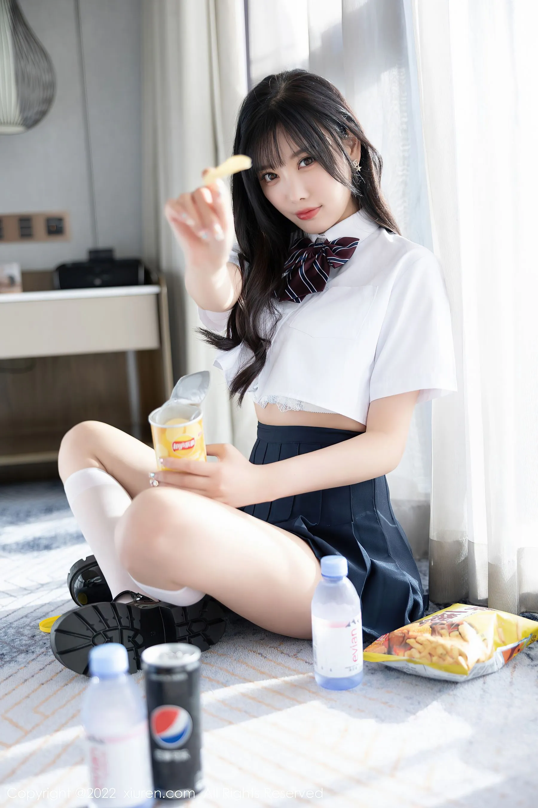  秀人网 No.5338 杨晨晨 校园制服诱惑第19张