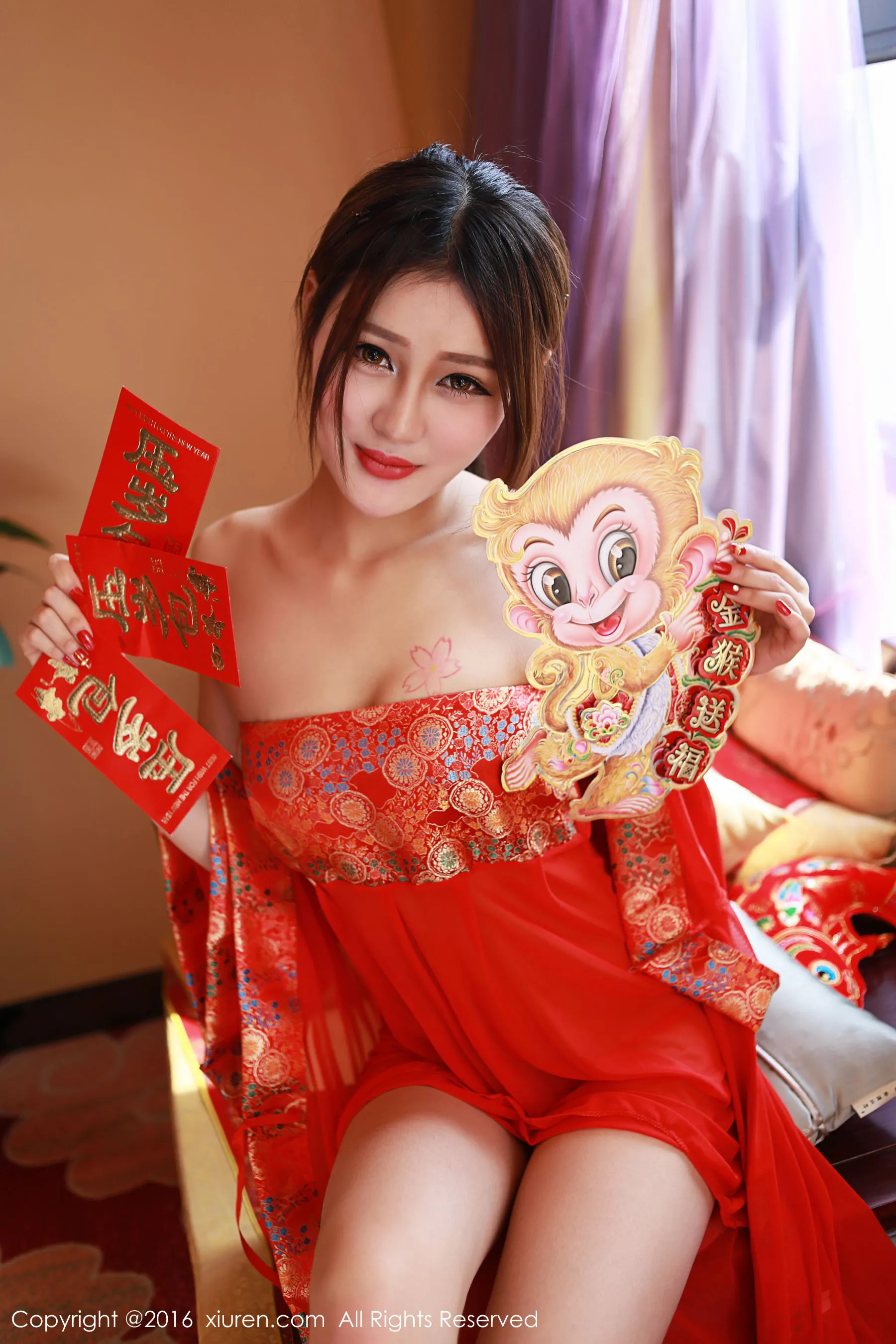 王乔恩Abby《2016新春福利》 秀人网 No.476第5张